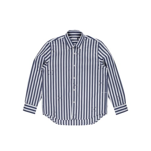 POP TRADINGCOMPANY LOGOS STRIPE SHIRT