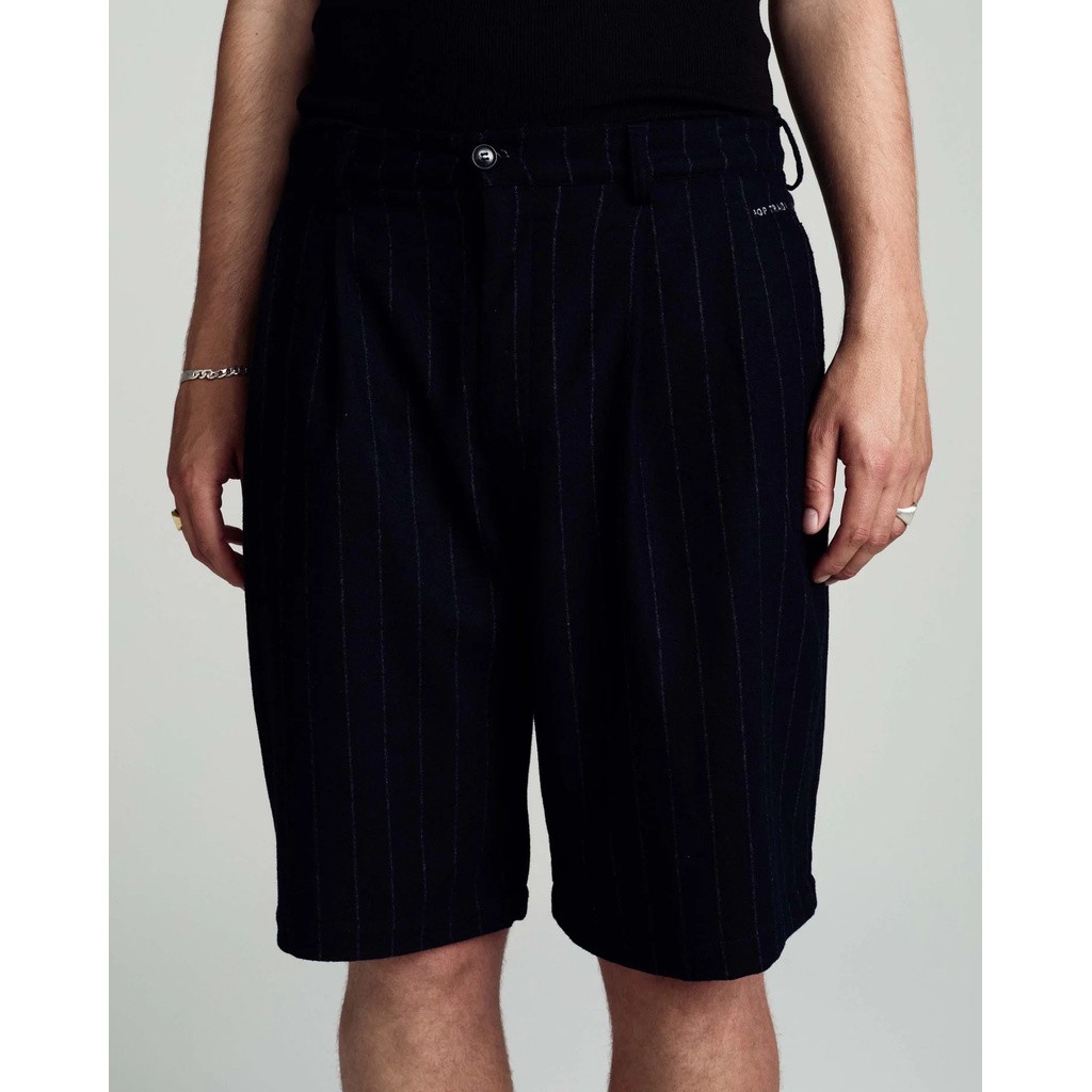 POP TRADINGCOMPANY PINSTRIPE SUIT SHORT