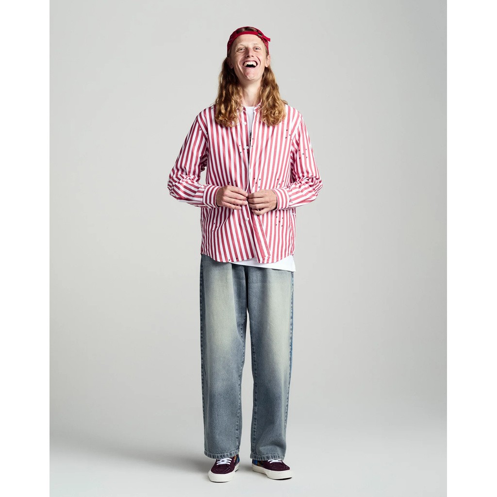 POP TRADINGCOMPANY BEATTIE DENIM PANTS