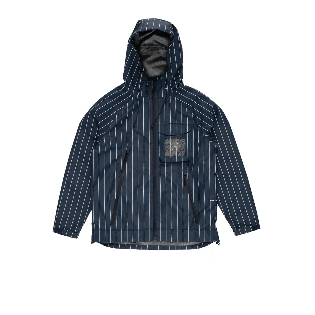 POP TRADINGCOMPANY PINSTRIPE ORACLE JACKET