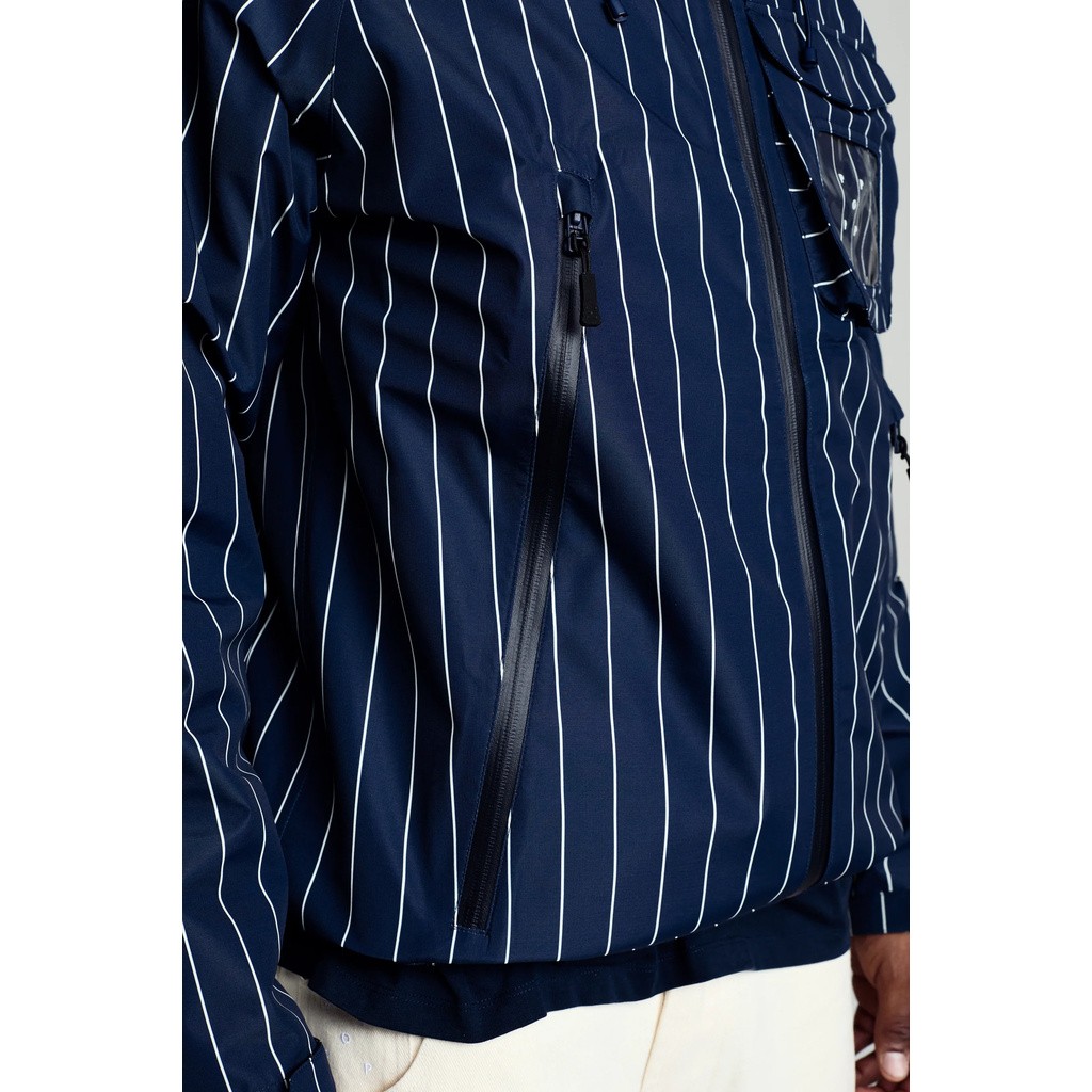 POP TRADINGCOMPANY PINSTRIPE ORACLE JACKET