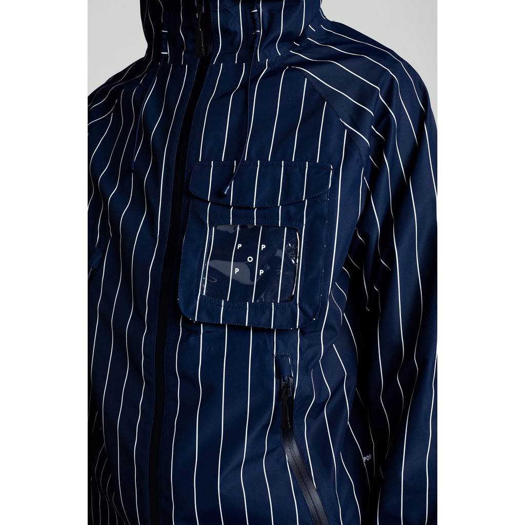 POP TRADINGCOMPANY PINSTRIPE ORACLE JACKET