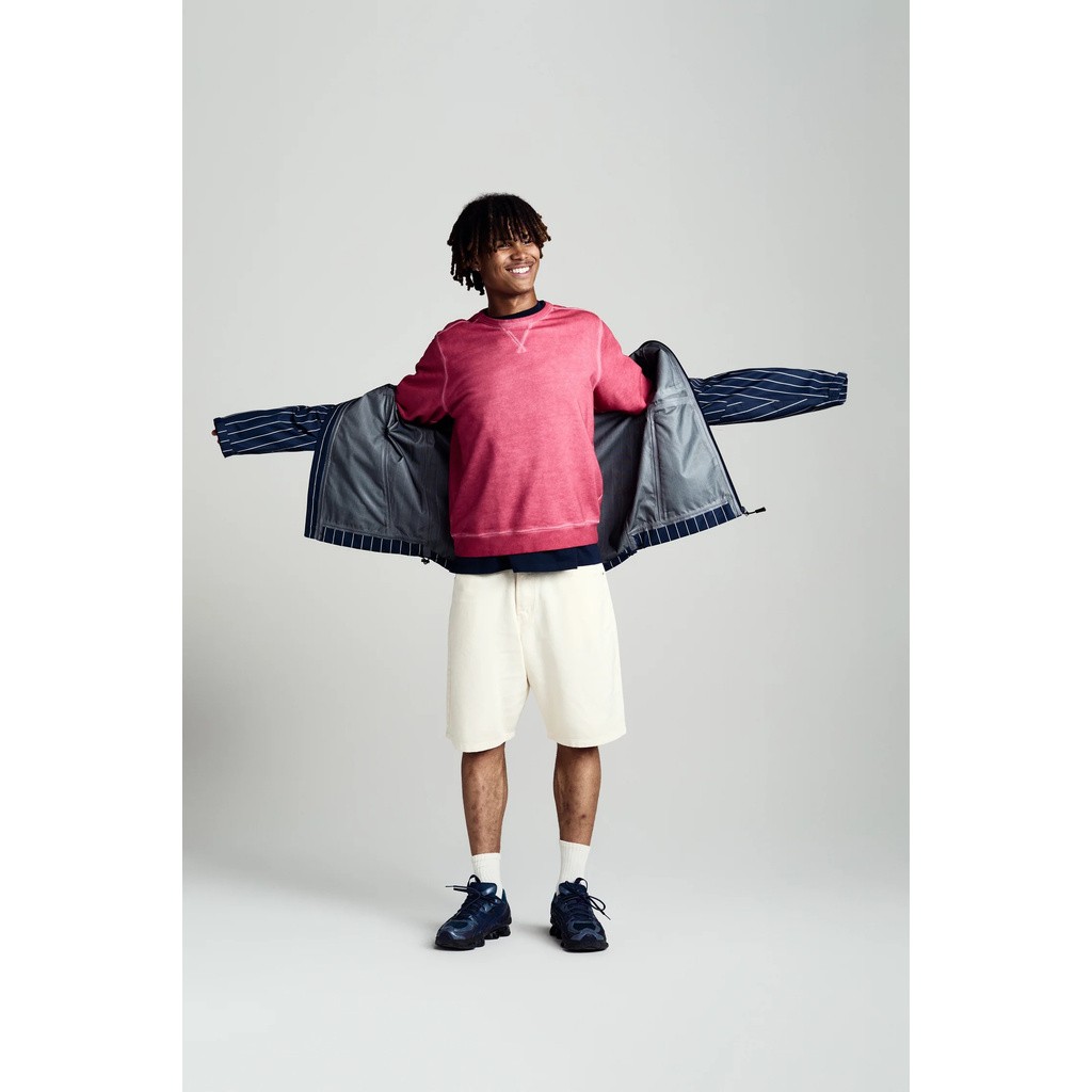 POP TRADINGCOMPANY PINSTRIPE ORACLE JACKET