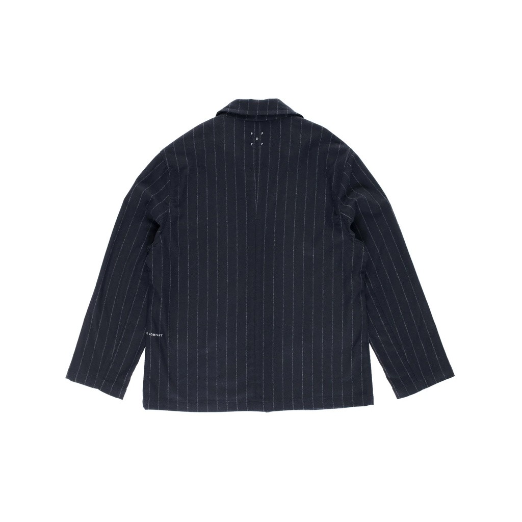 POP TRADINGCOMPANY PINSTRIPE HEWITT SUIT JACKET