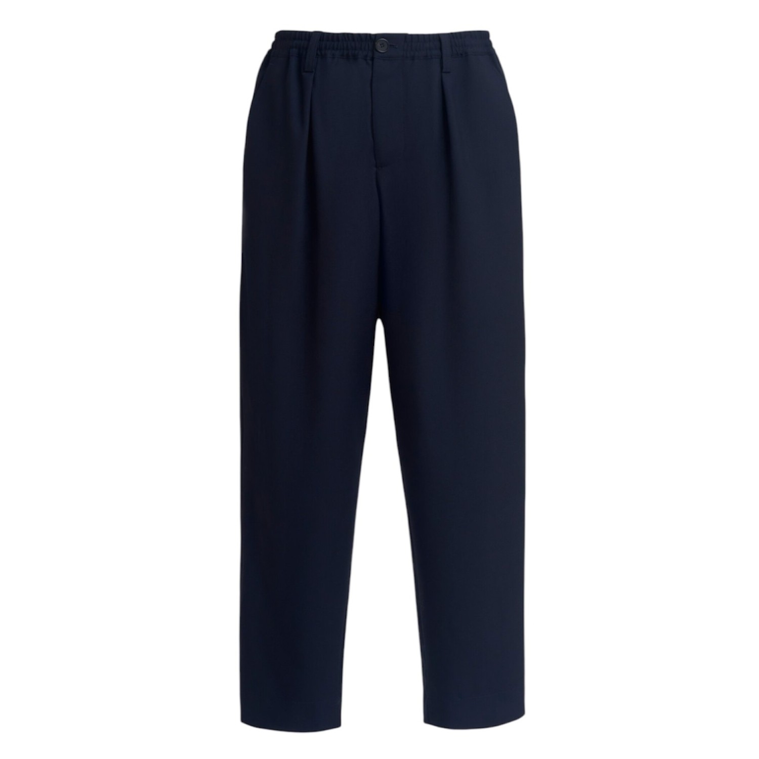 MARNI TROPICAL WOOL BLUBLACK PANTS