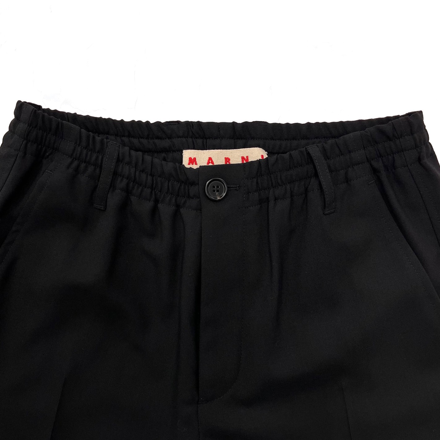 MARNI TROPICAL WOOL FLARED PANTS