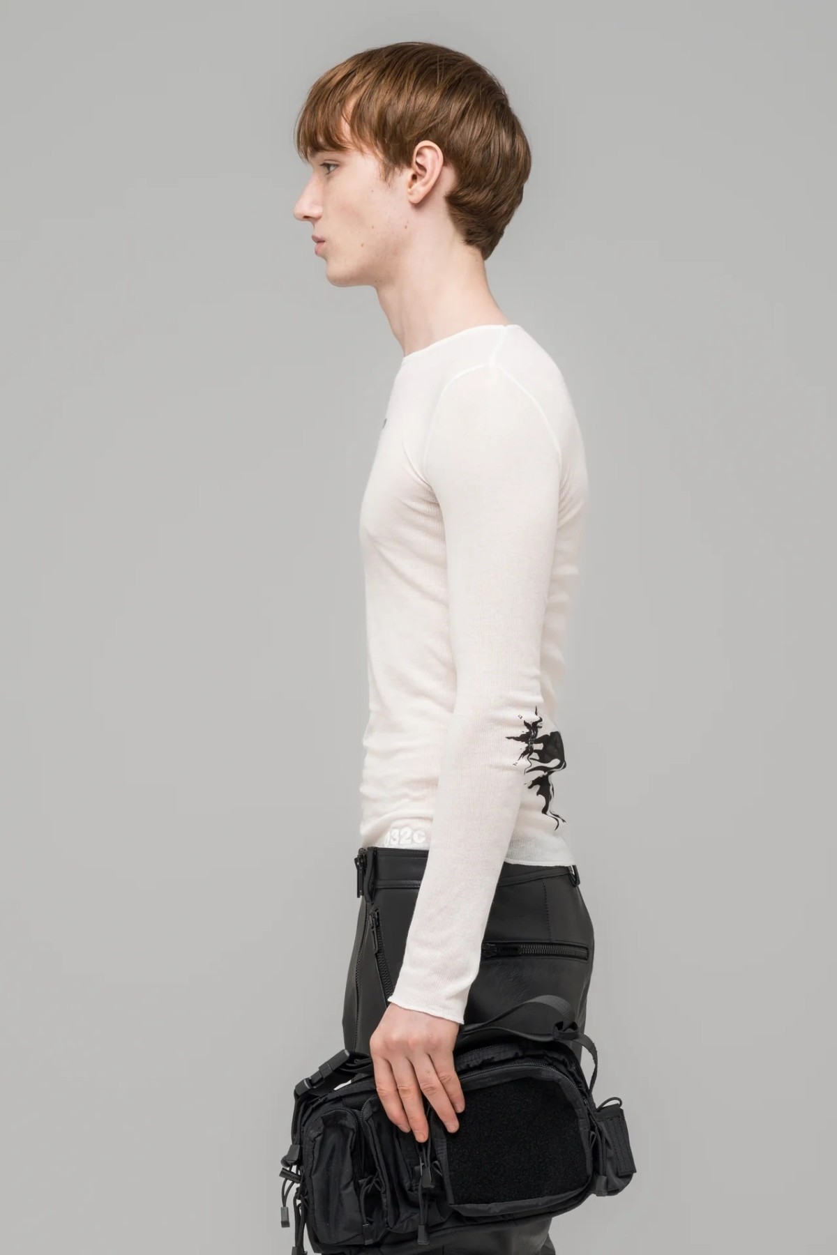 032C BLACK SUN FINE RIB LONGSLEEVE