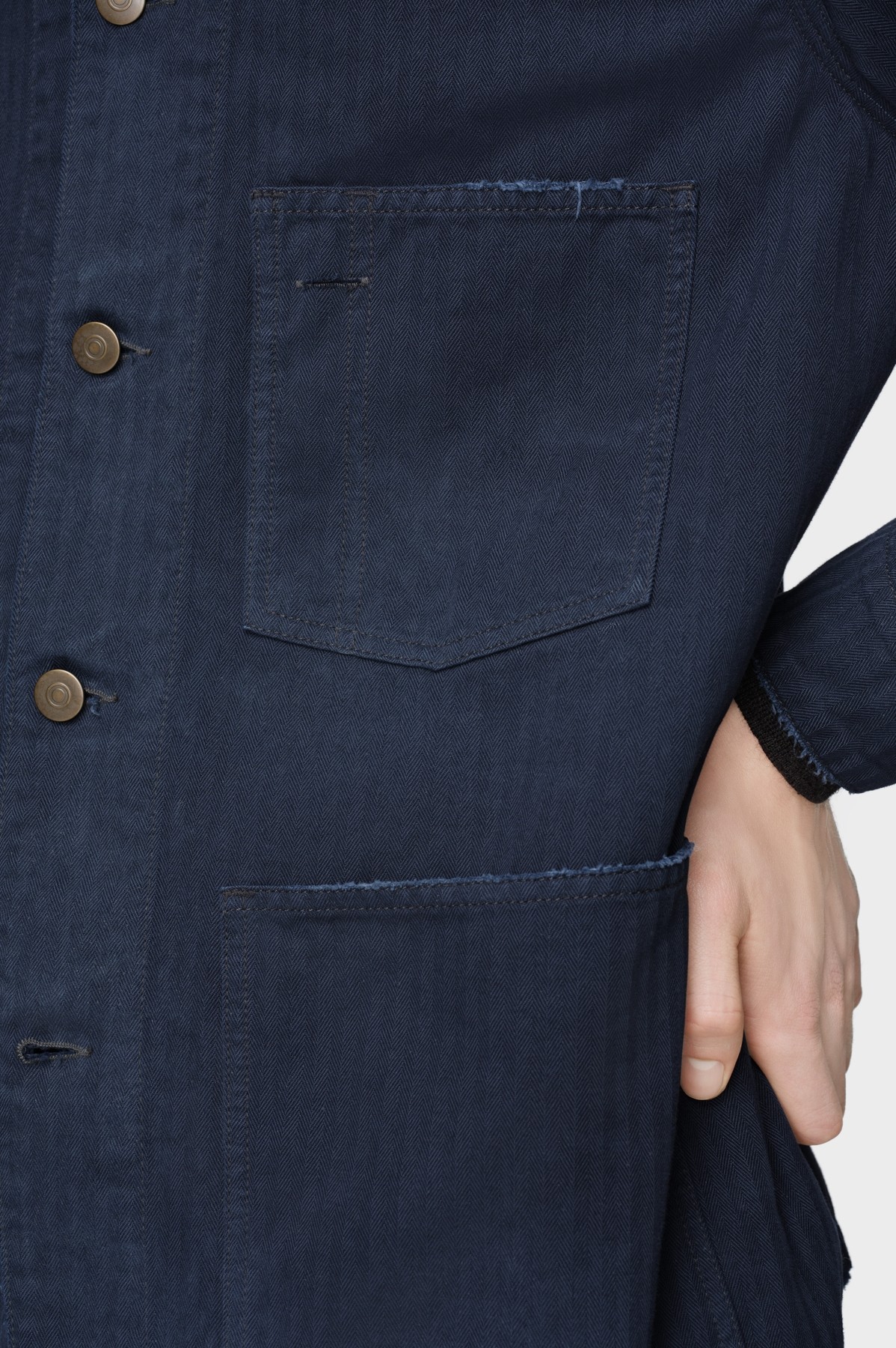 Maison Margiela HERRINGBONE WORKWEAR JACKET