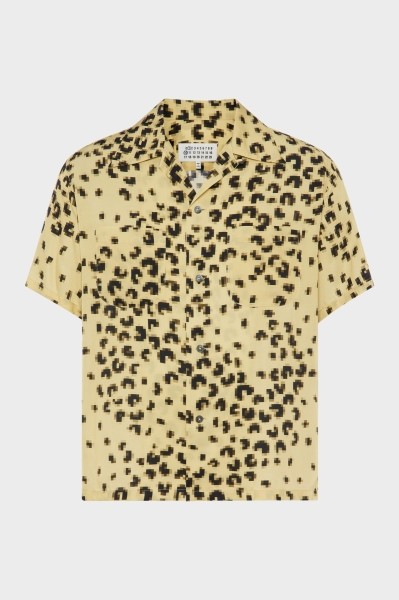 Maison Margiela PIXEL LEOPARD SHIRT