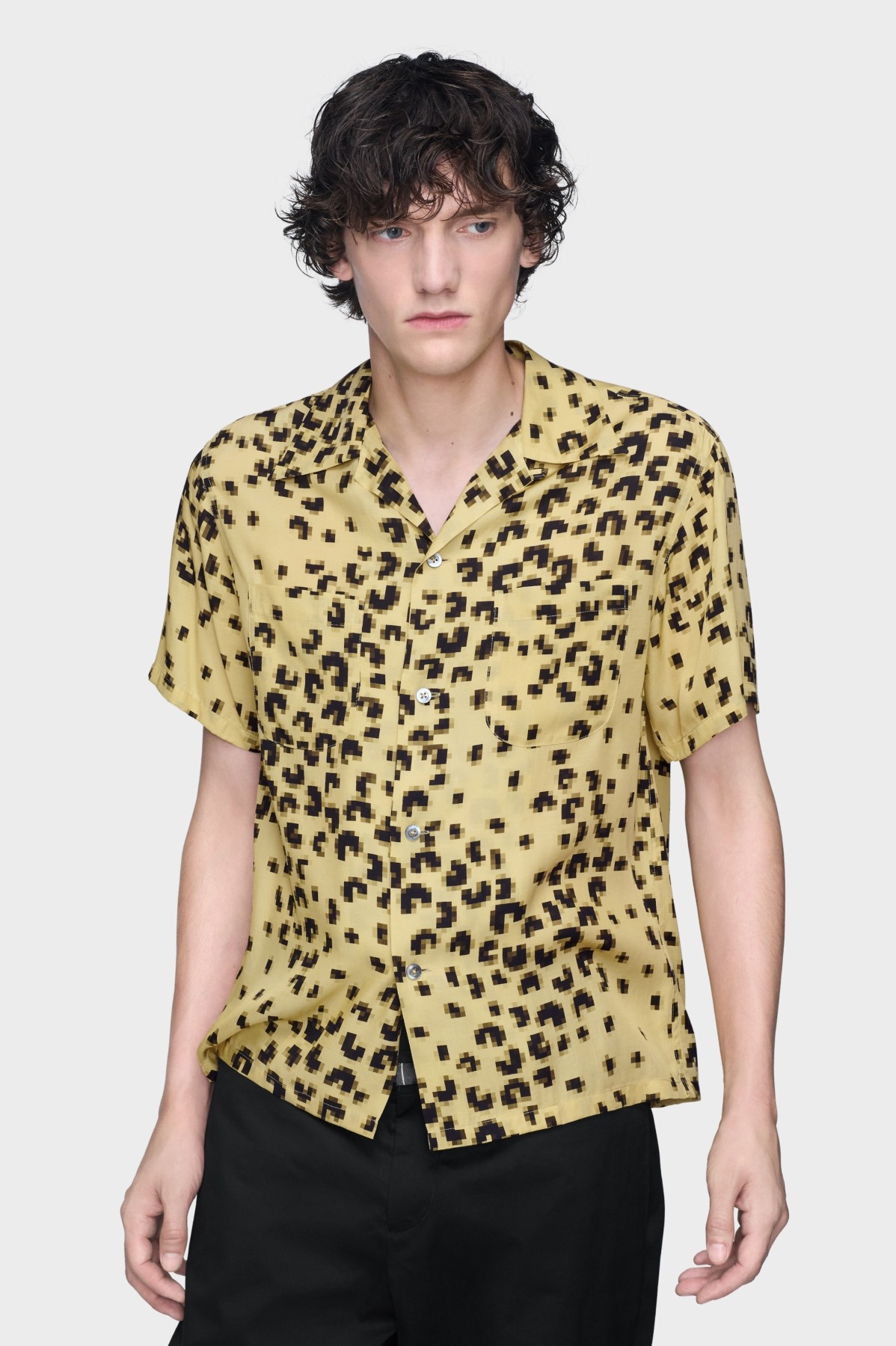 Maison Margiela PIXEL LEOPARD SHIRT