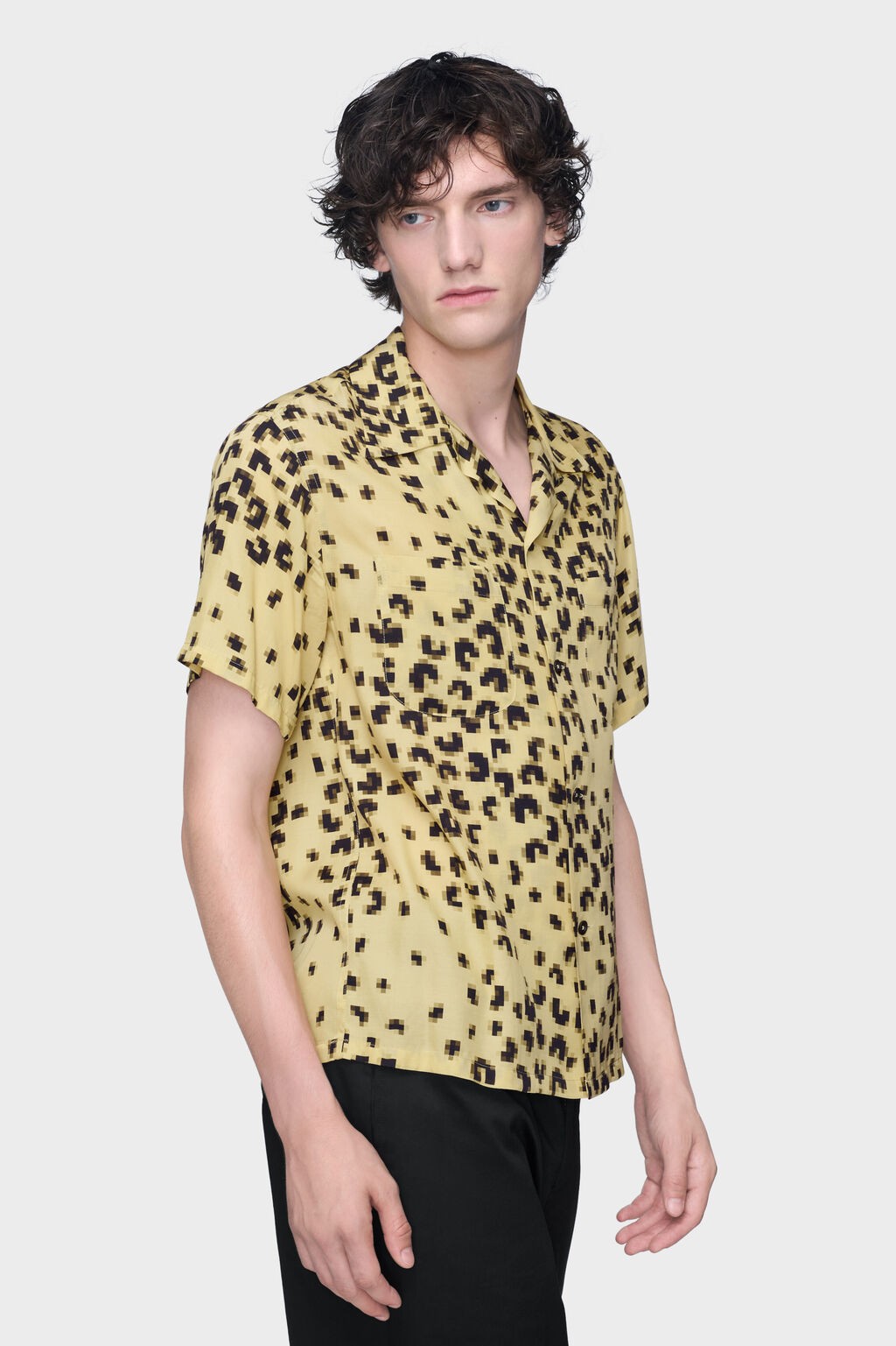 Maison Margiela PIXEL LEOPARD SHIRT