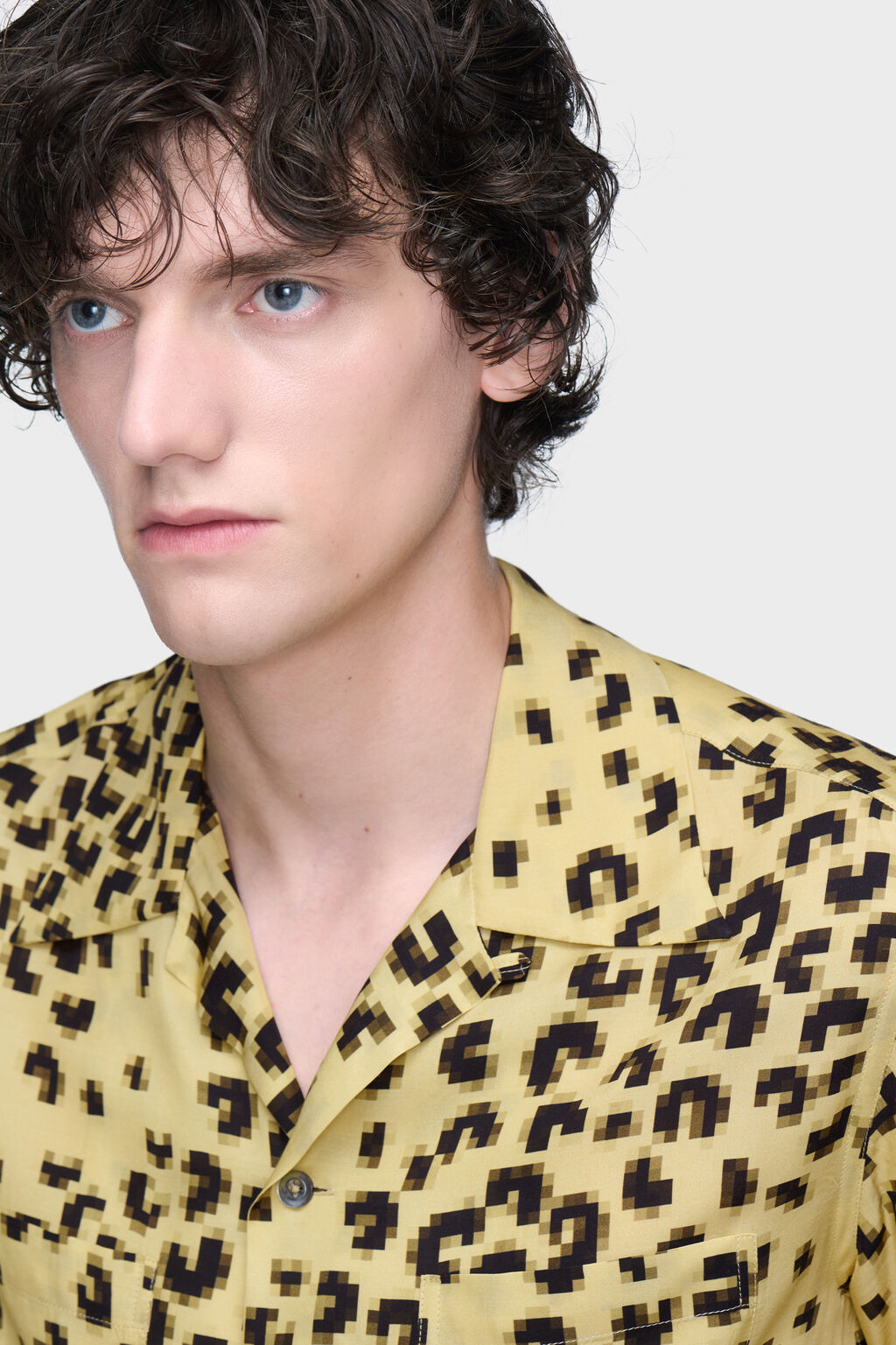 Maison Margiela PIXEL LEOPARD SHIRT