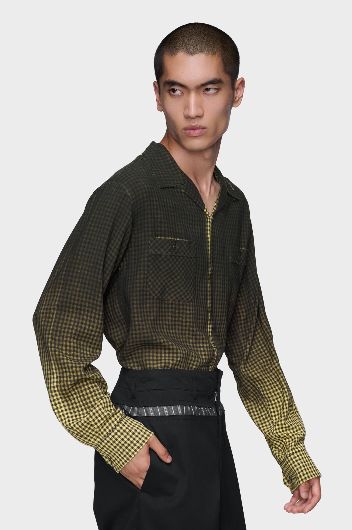 Maison Margiela FADED CHECK SHIRT