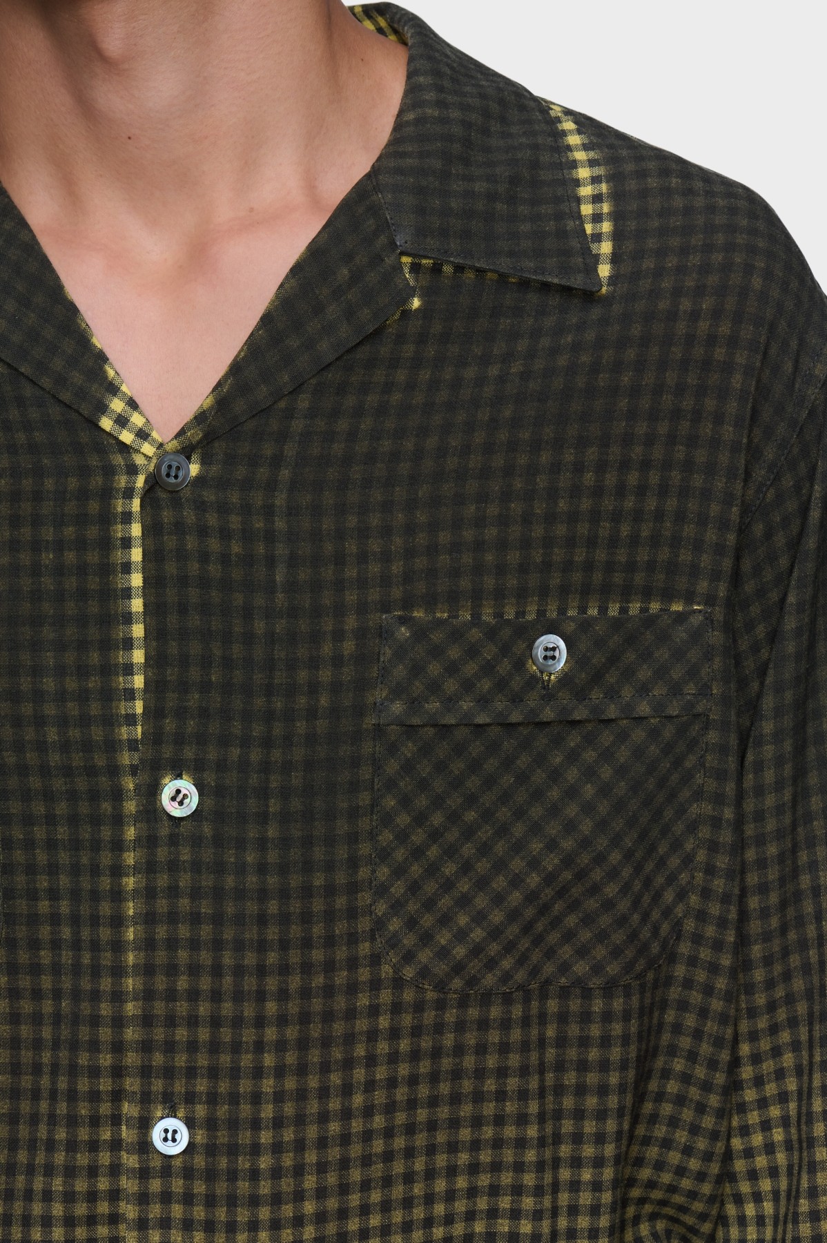 Maison Margiela FADED CHECK SHIRT