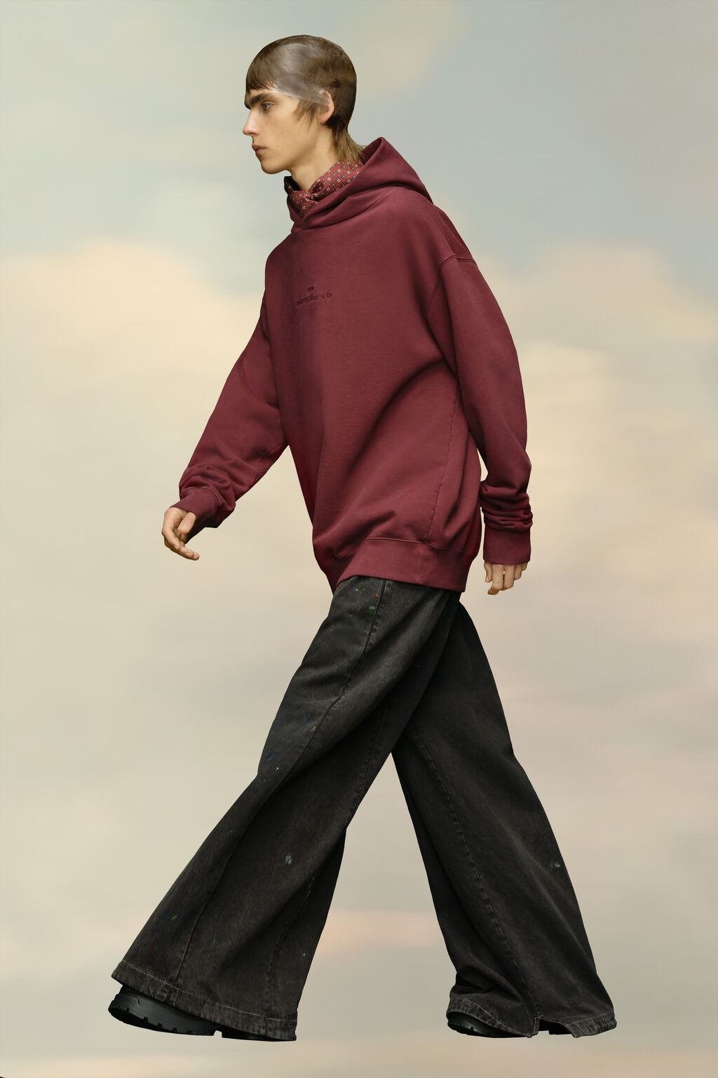 Maison Margiela LOGO HOODED SWEATSHIRT