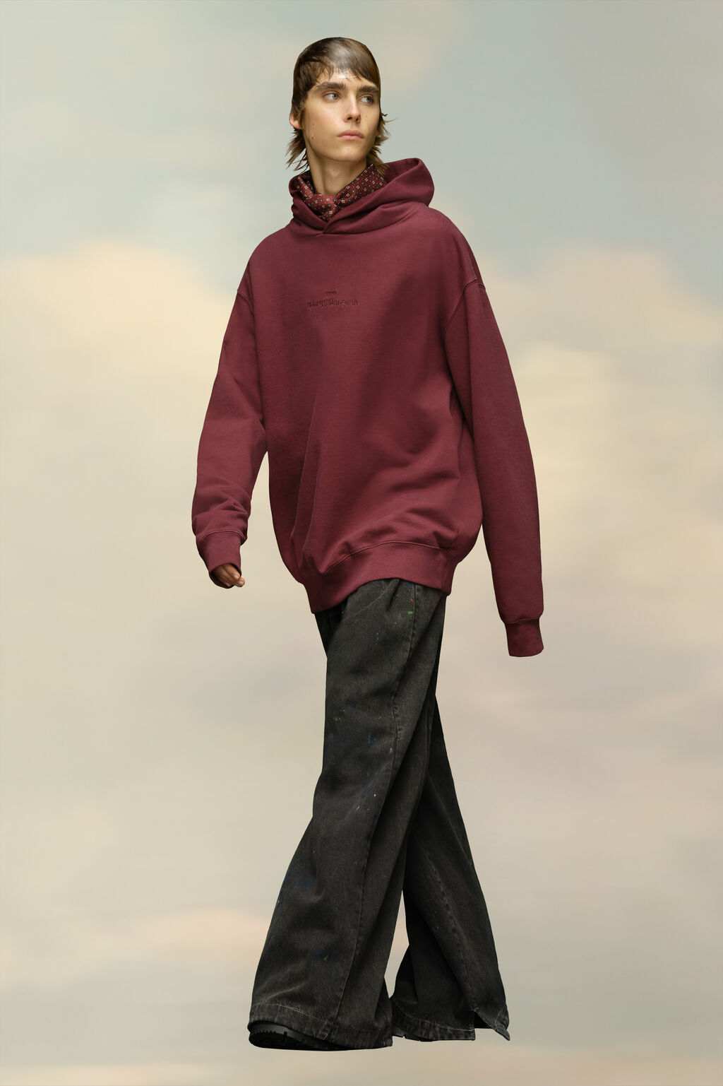 Maison Margiela LOGO HOODED SWEATSHIRT