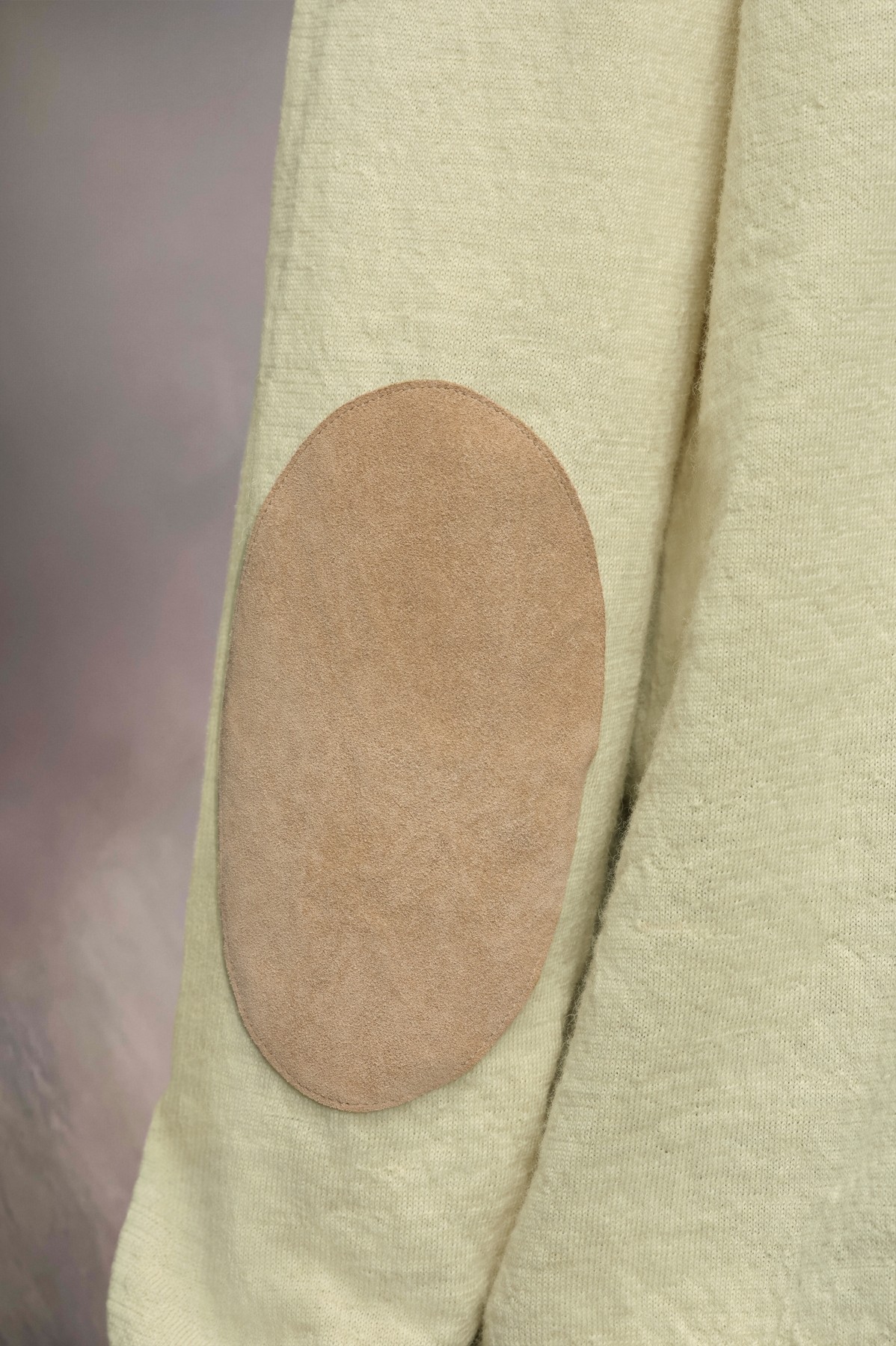 Maison Margiela ELBOW PATCH WOOL CARDIGAN