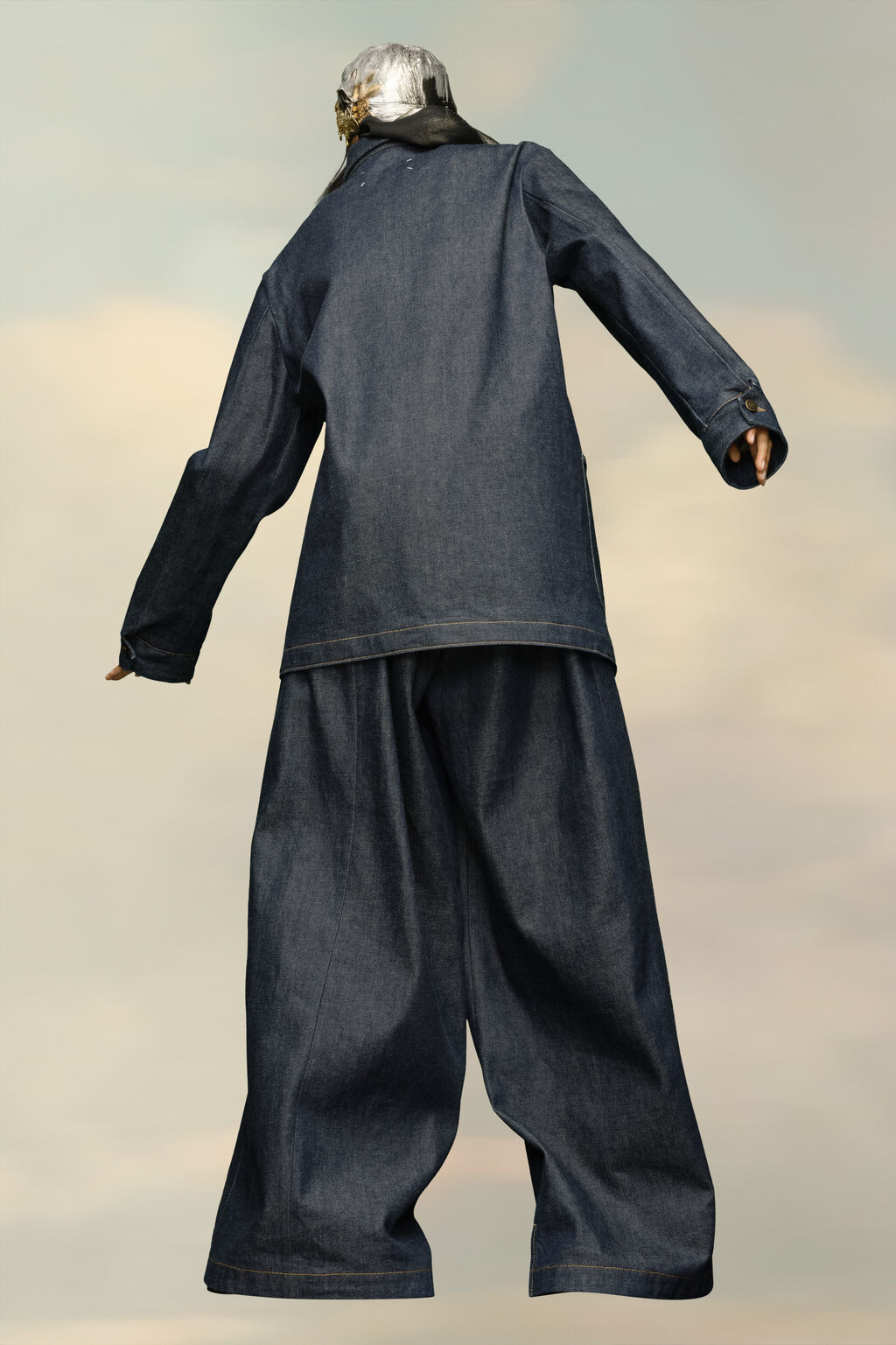 MAISON MARGIELA  OVER SIZE DENIM SHIRTS