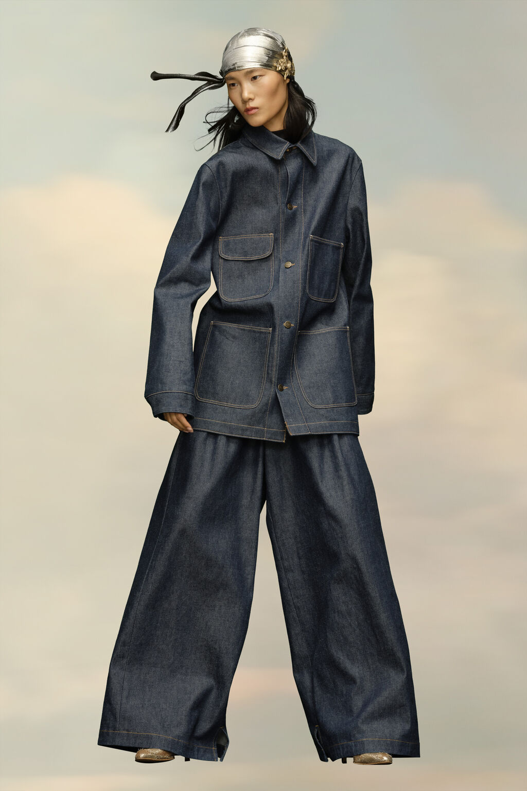 MAISON MARGIELA  OVER SIZE DENIM SHIRTS