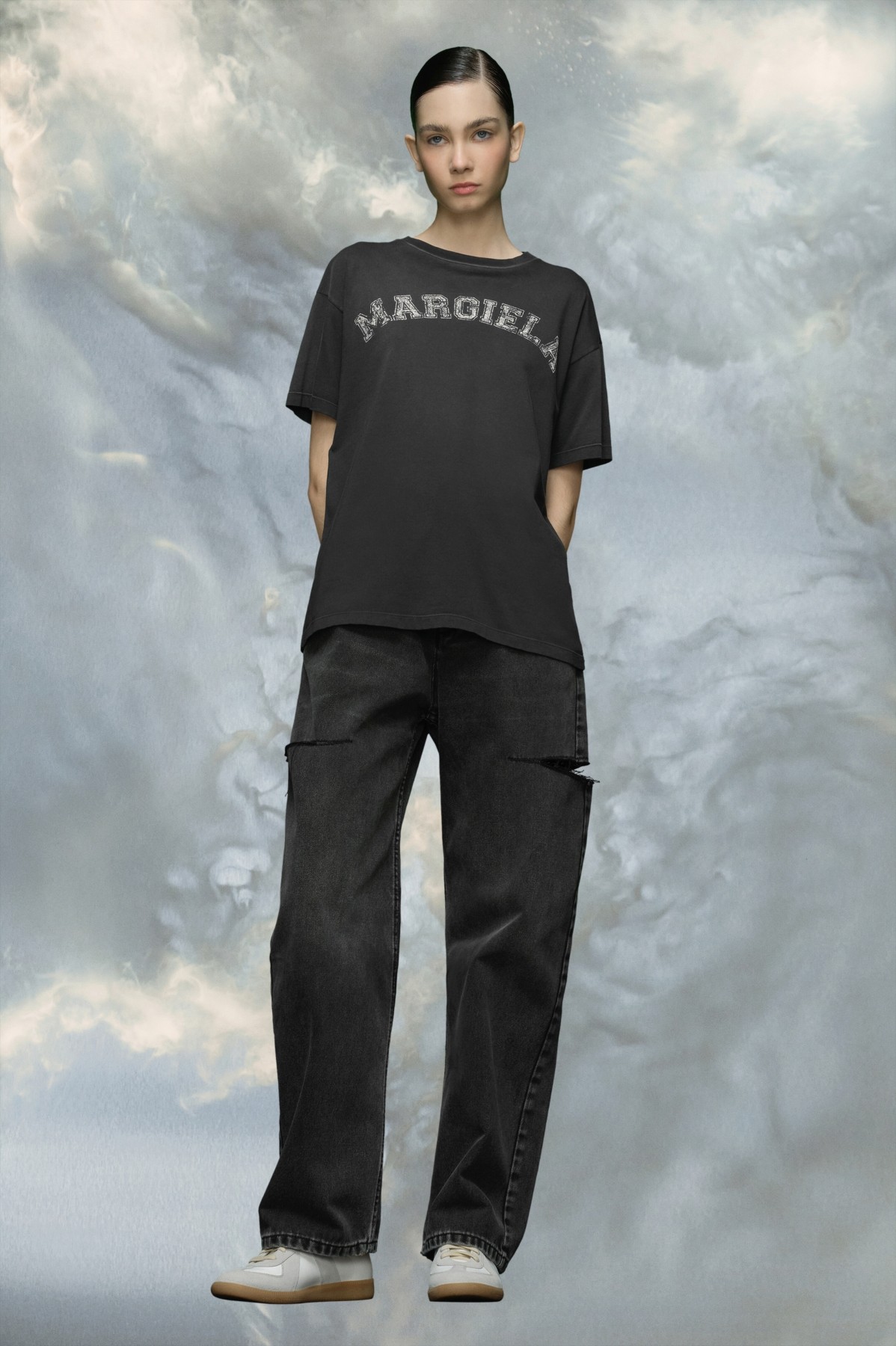 Maison Margiela LOGO COTTON JERSEY T-SHIRT