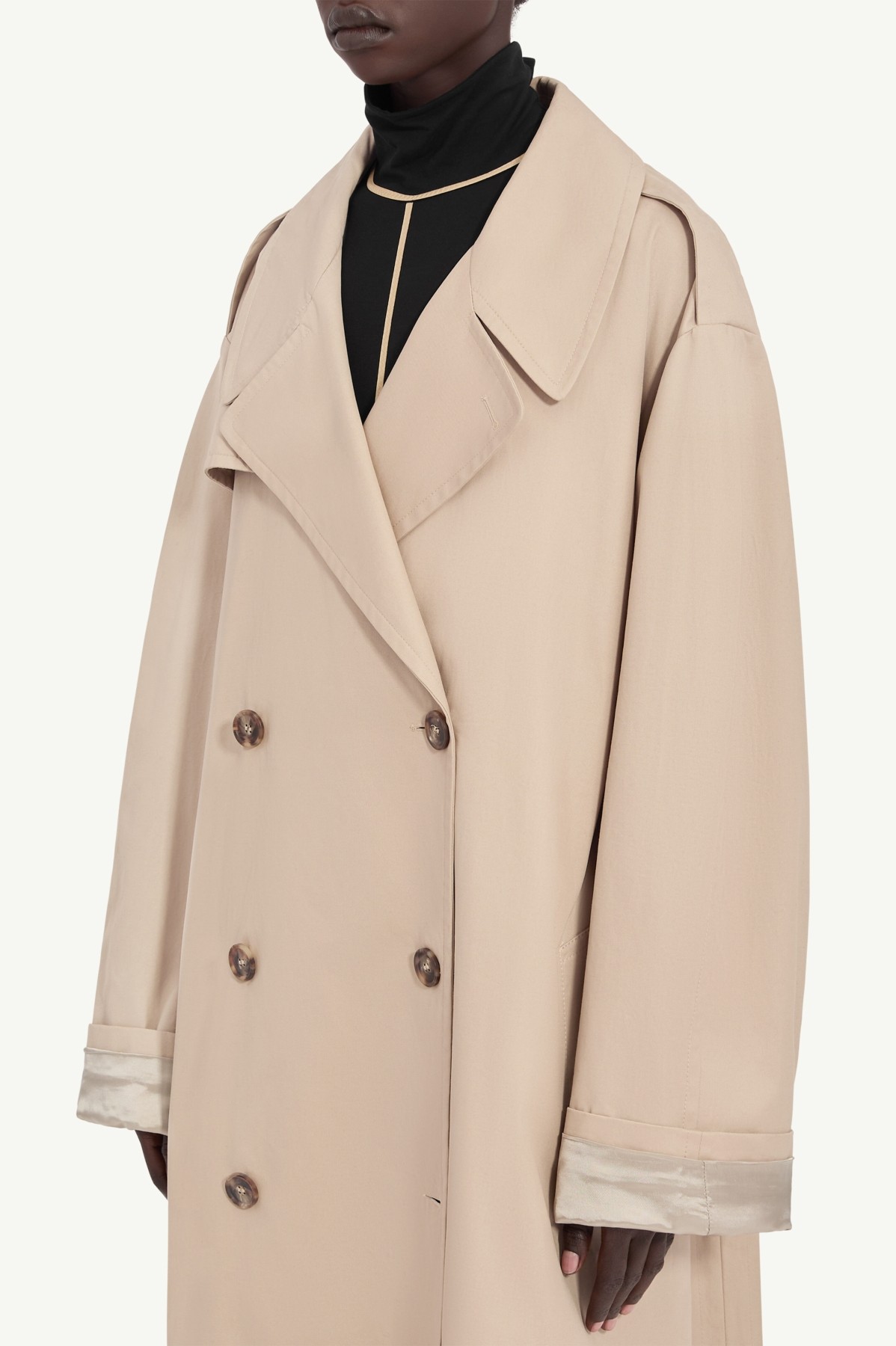 MM6 COTTON TRENCH COAT
