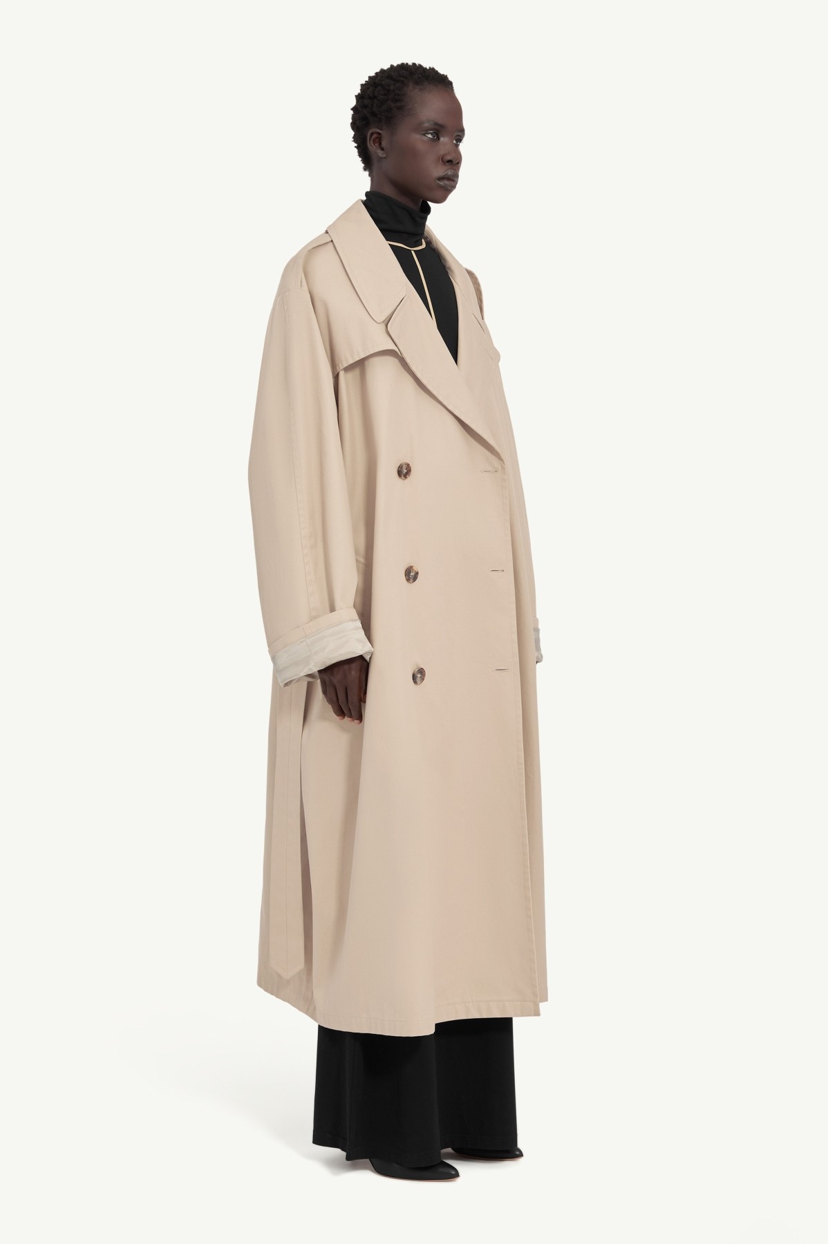 MM6 COTTON TRENCH COAT