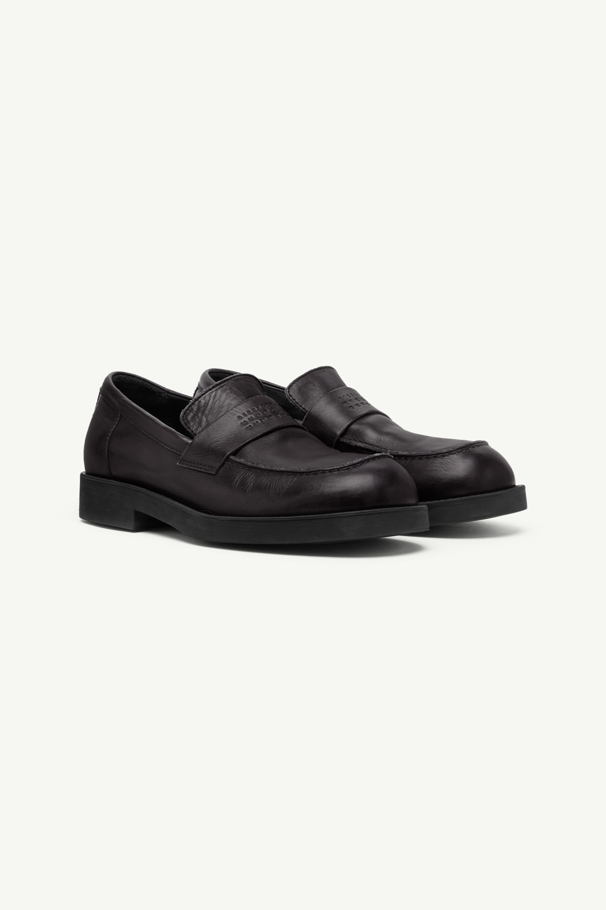 MM6 CITY BIKER LOAFERS