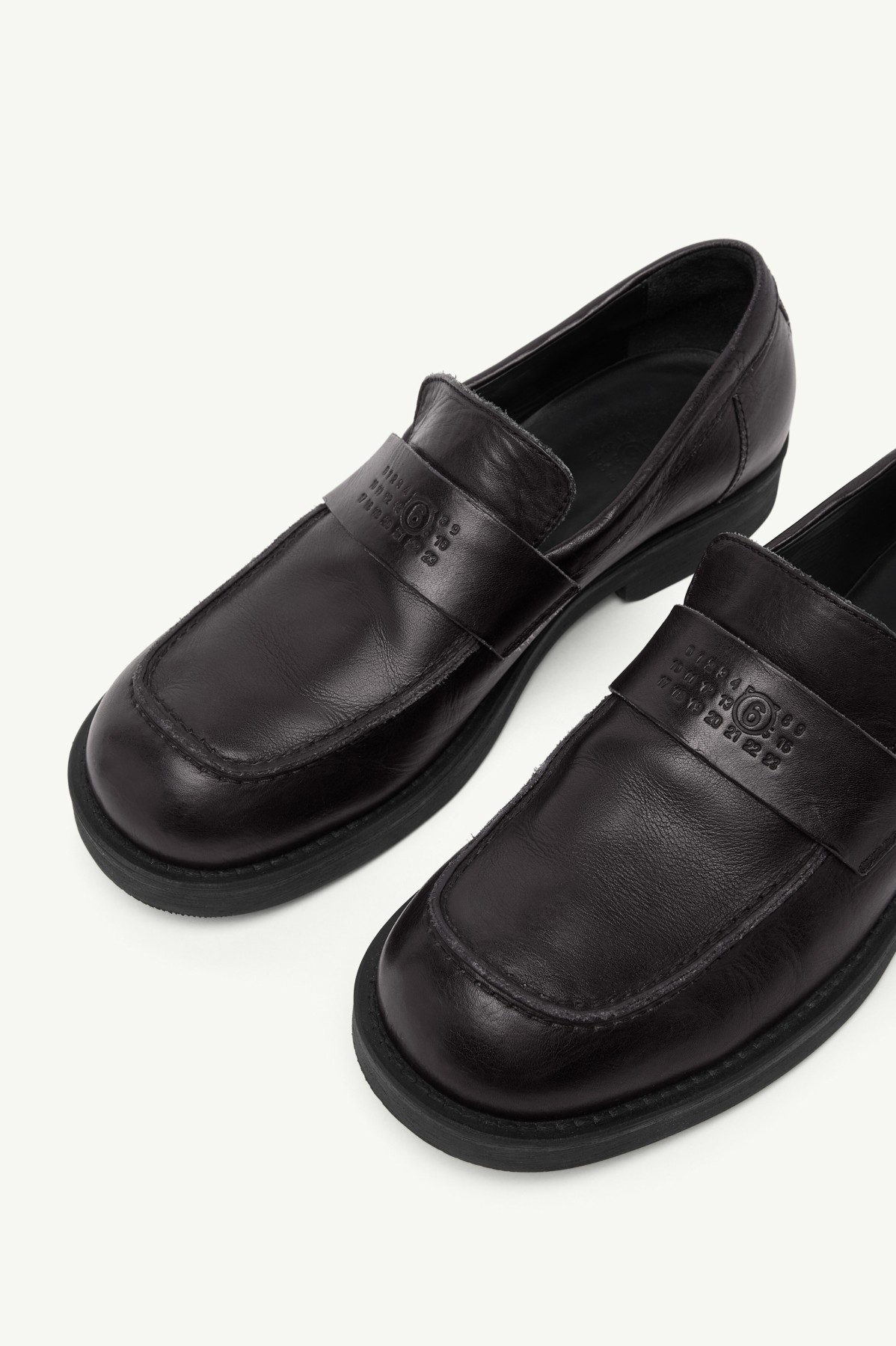 MM6 CITY BIKER LOAFERS