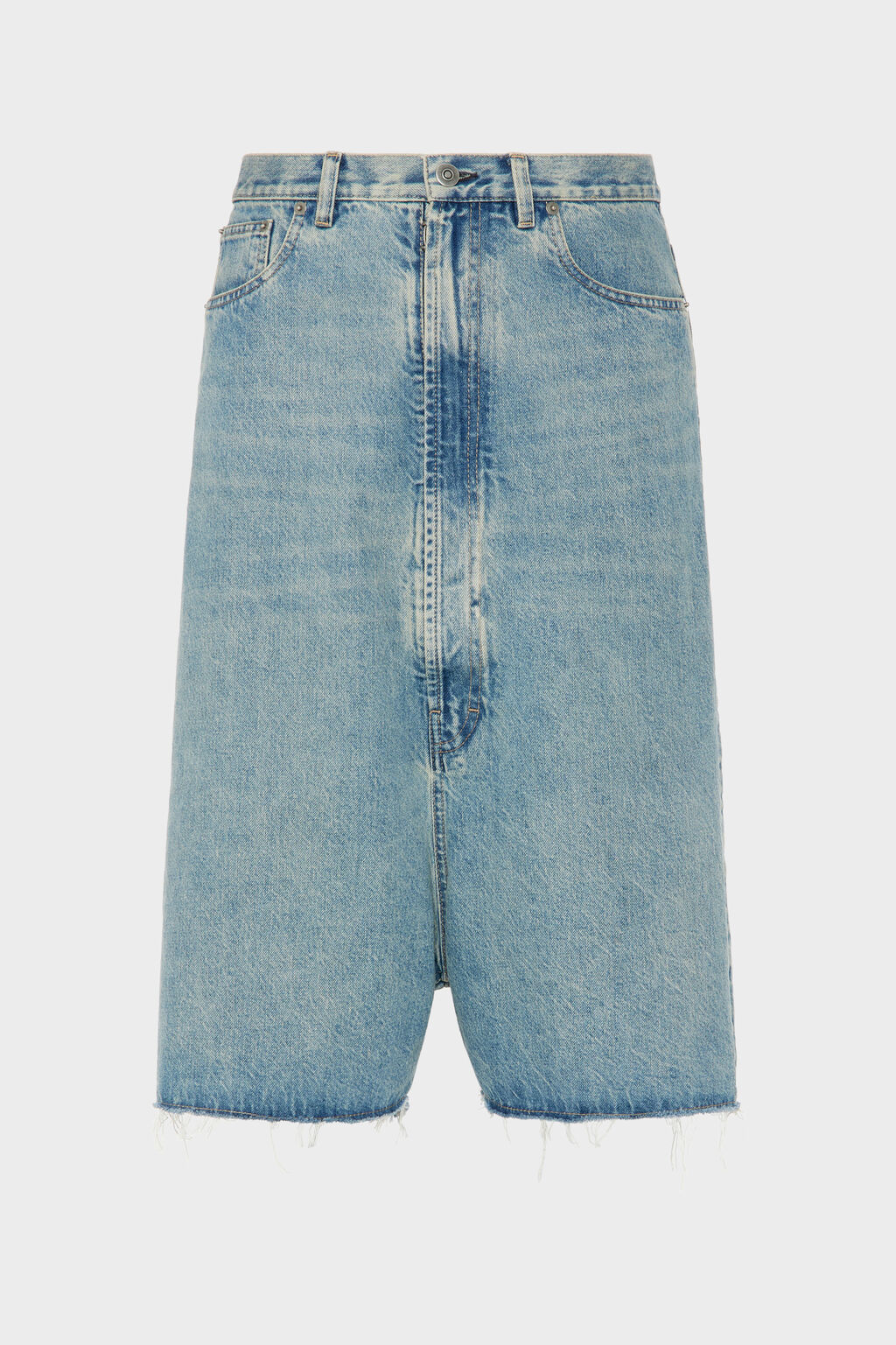 Maison Margiela DROPPED-RISE DENIM SHORT