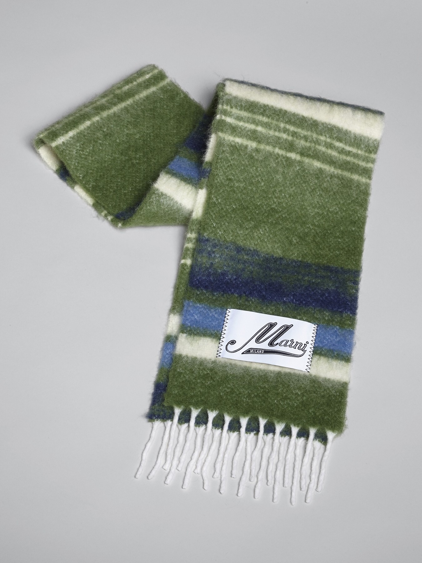 MARNI CHECK WOOL SCARF