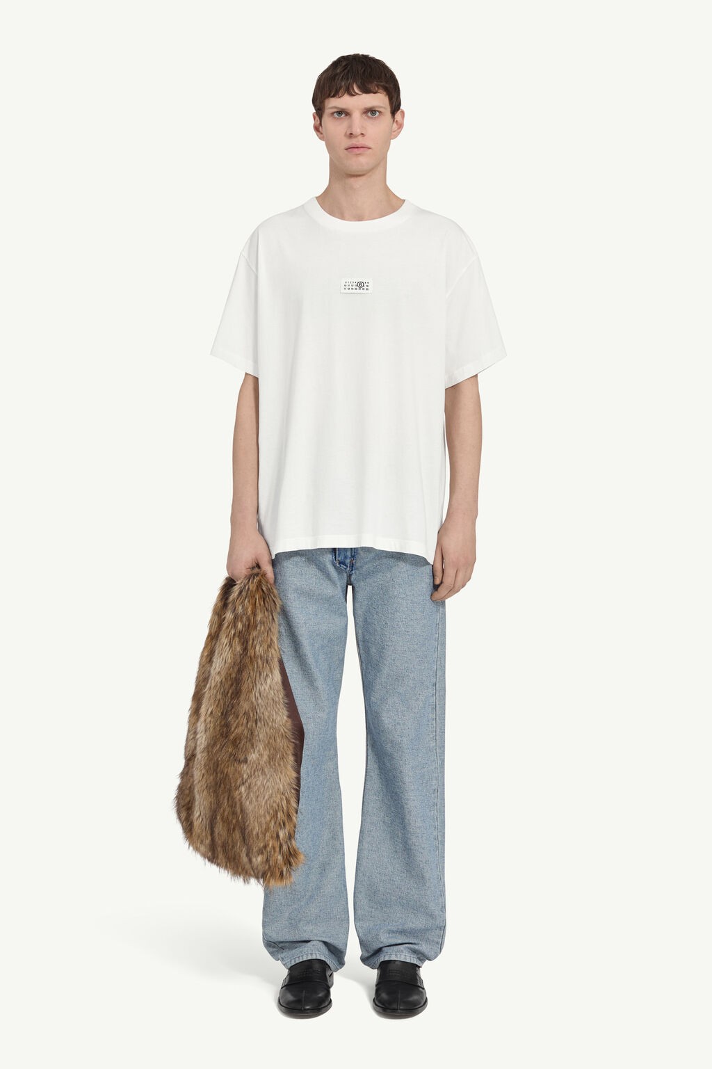 MM6 NUMERIC COTTON T-SHIRT
