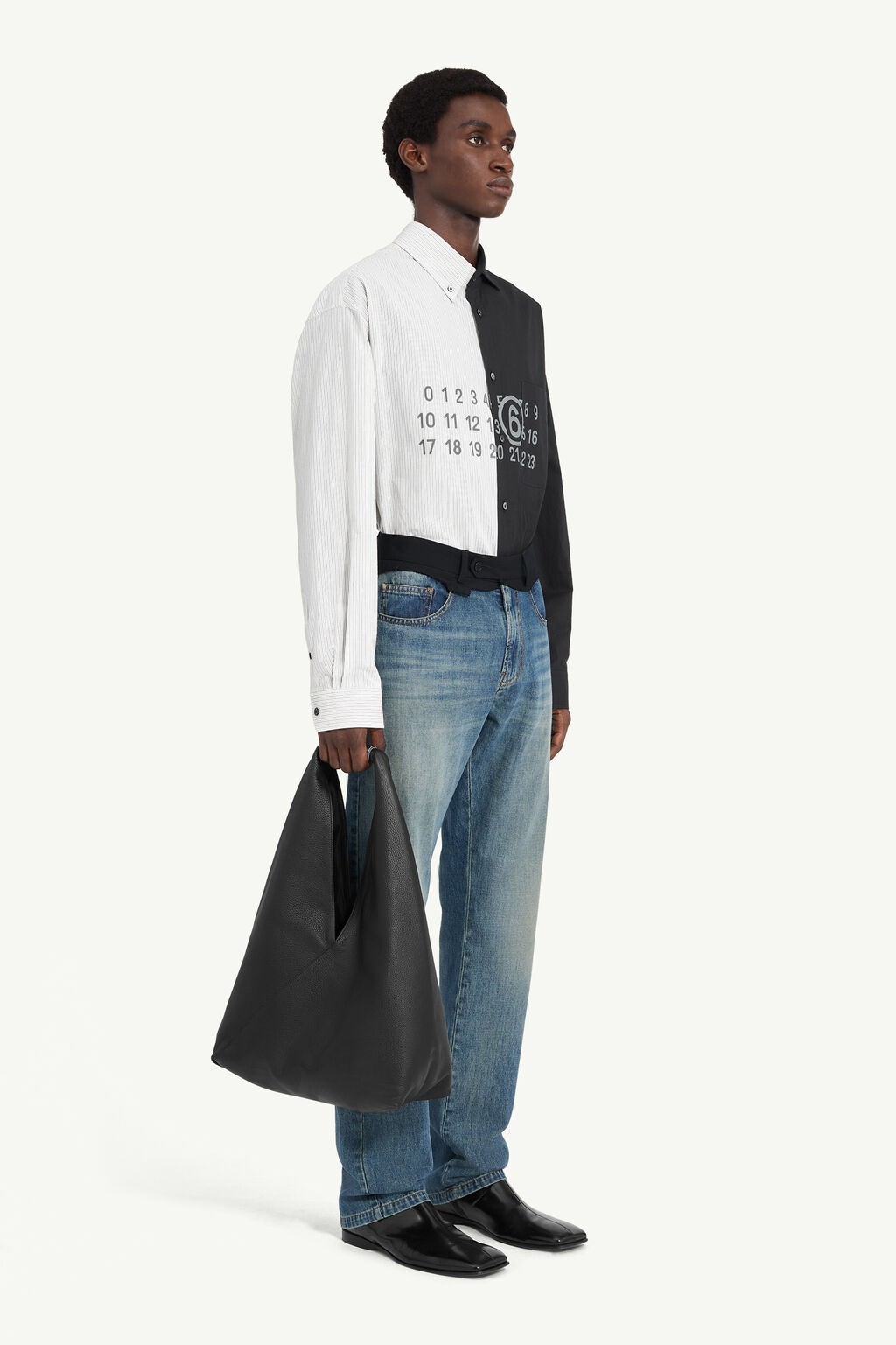 MM6 REPLACED WAIST JEANS