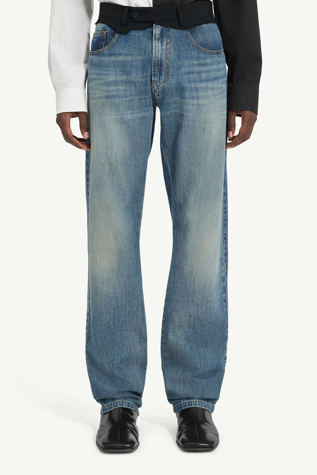 MM6 REPLACED WAIST JEANS