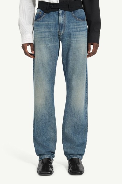 MM6 REPLACED WAIST JEANS