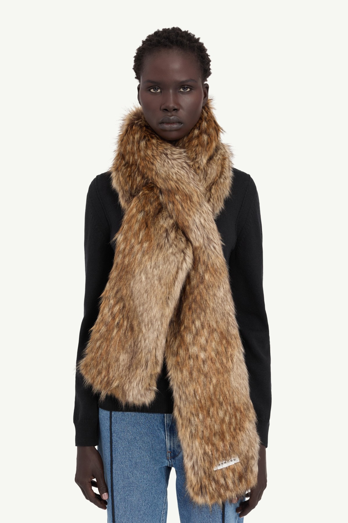 MM6 FAKEFUR SCARF
