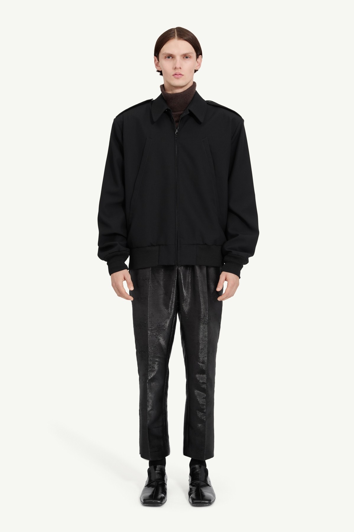 MM6 WOOL BOMBER JACKET