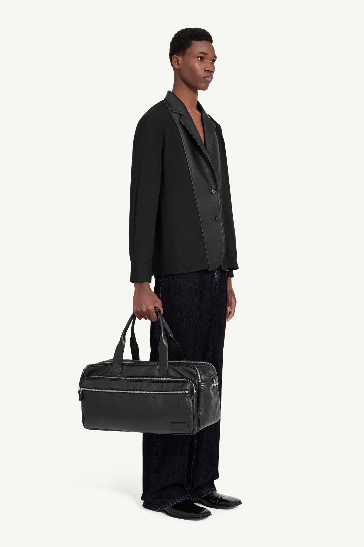 MM6 COTTON POPLIN HYBRID SHIRT JACKET