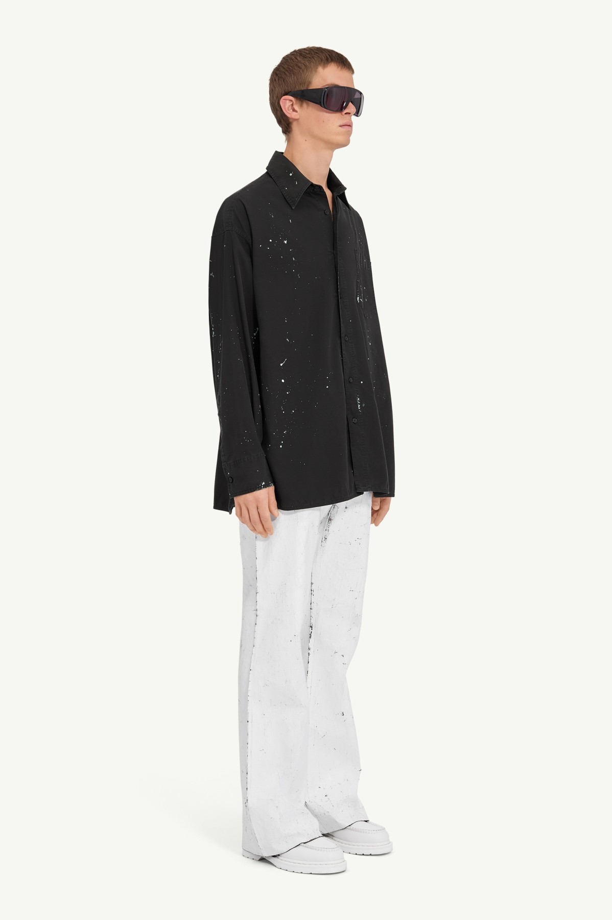 MM6 PAINT RESIDUE SHIRT