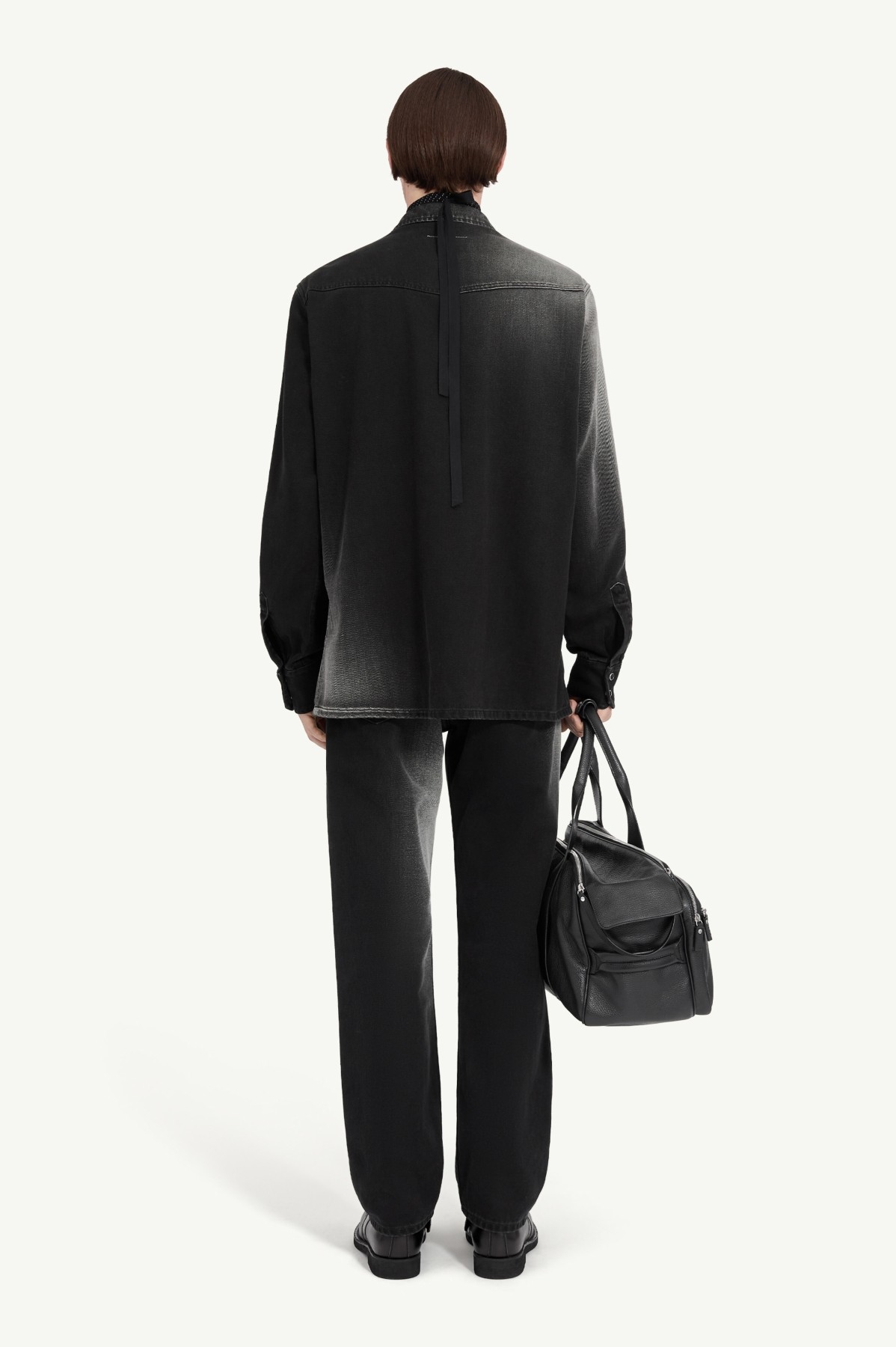 MM6 BLACK DENIM SHIRT