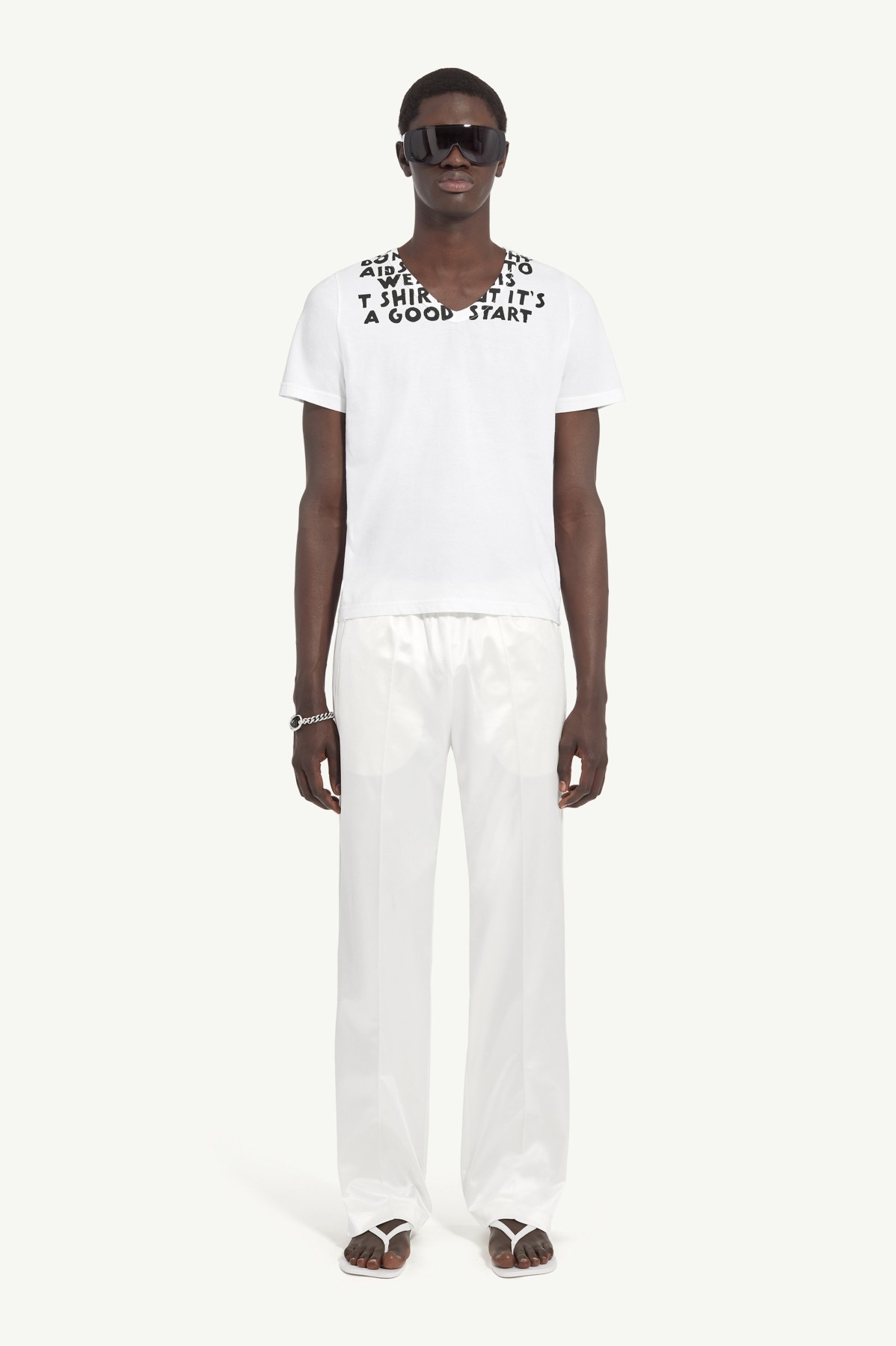 MM6 V-NECK SIDA JERSEY