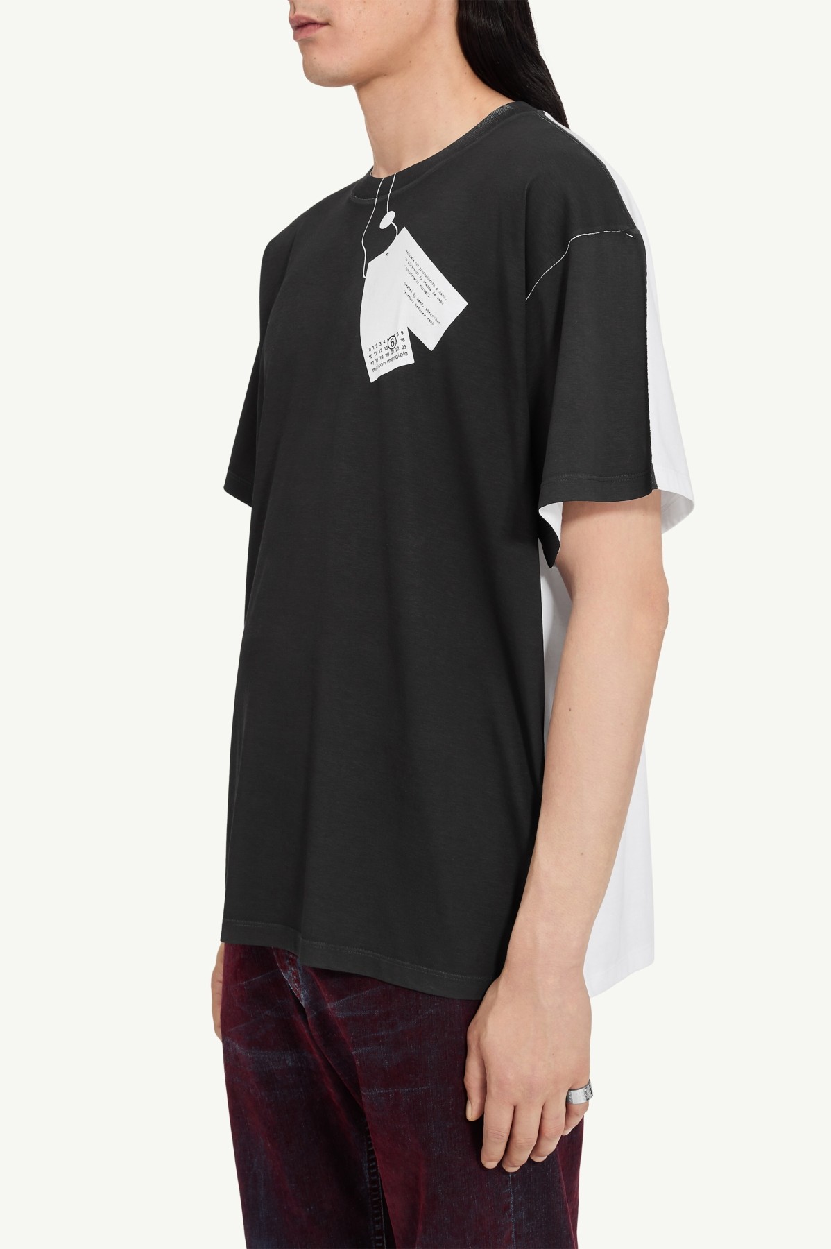 MM6 TROMPE L'OEIL T-SHIRT