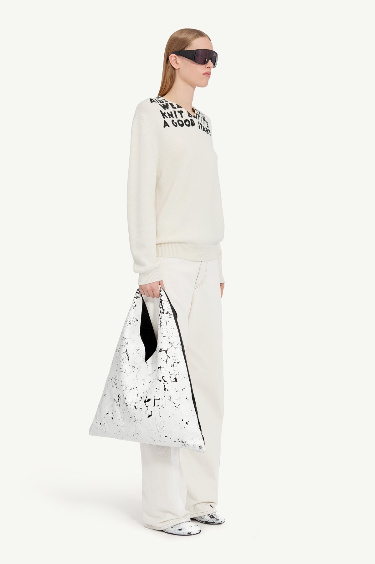 MM6 V-NECK SIDA SWEATER