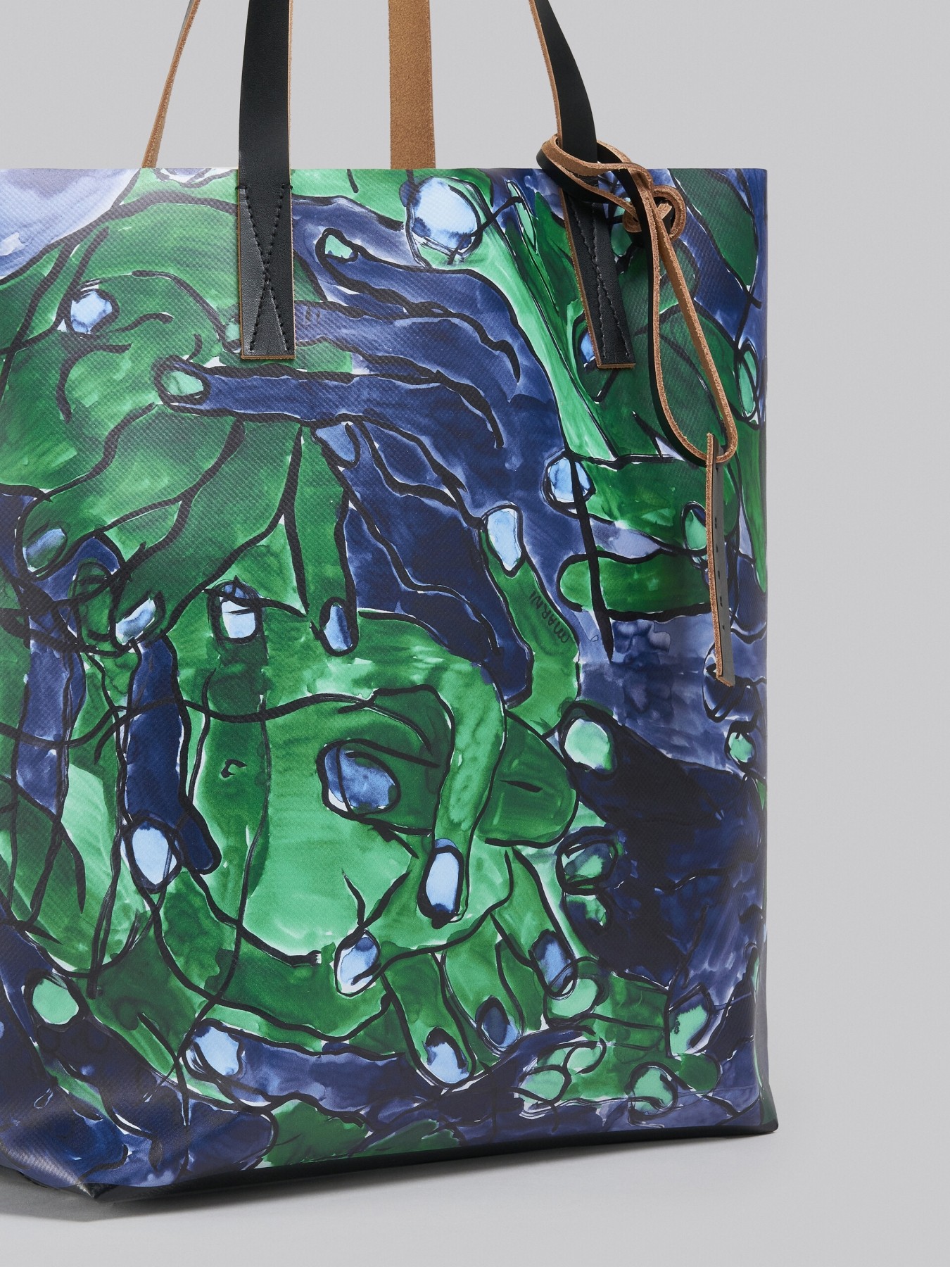 MARNI PRINT TRIBECA SHOPPING BAG