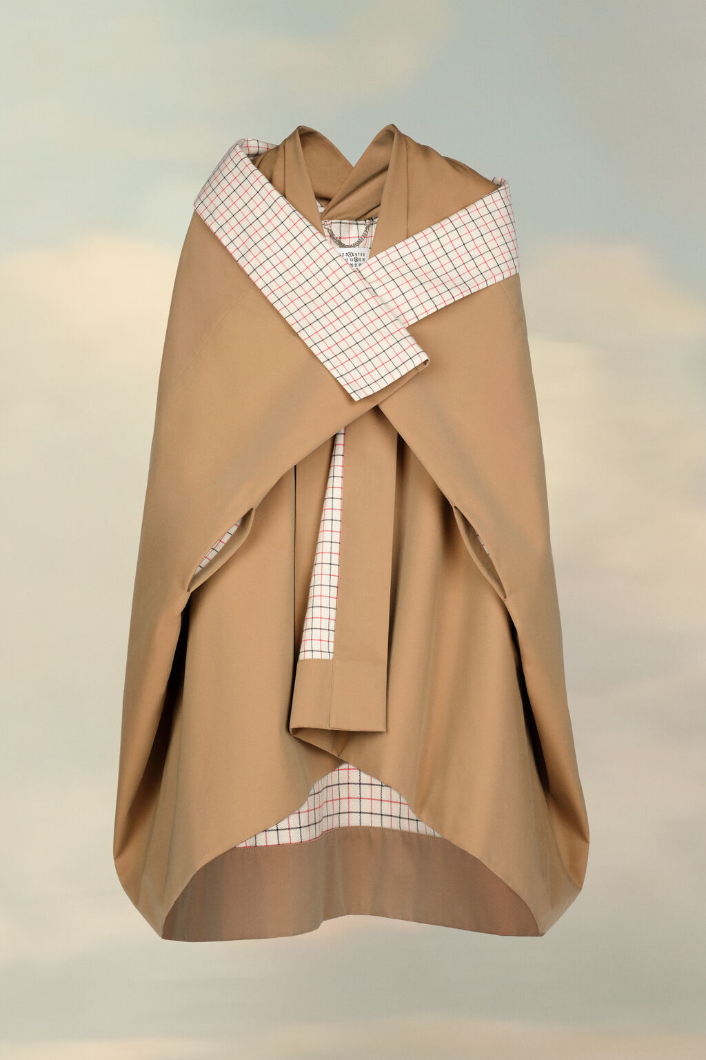 MAISON MARGIELA ORGANIC COTTON BLANKET COAT