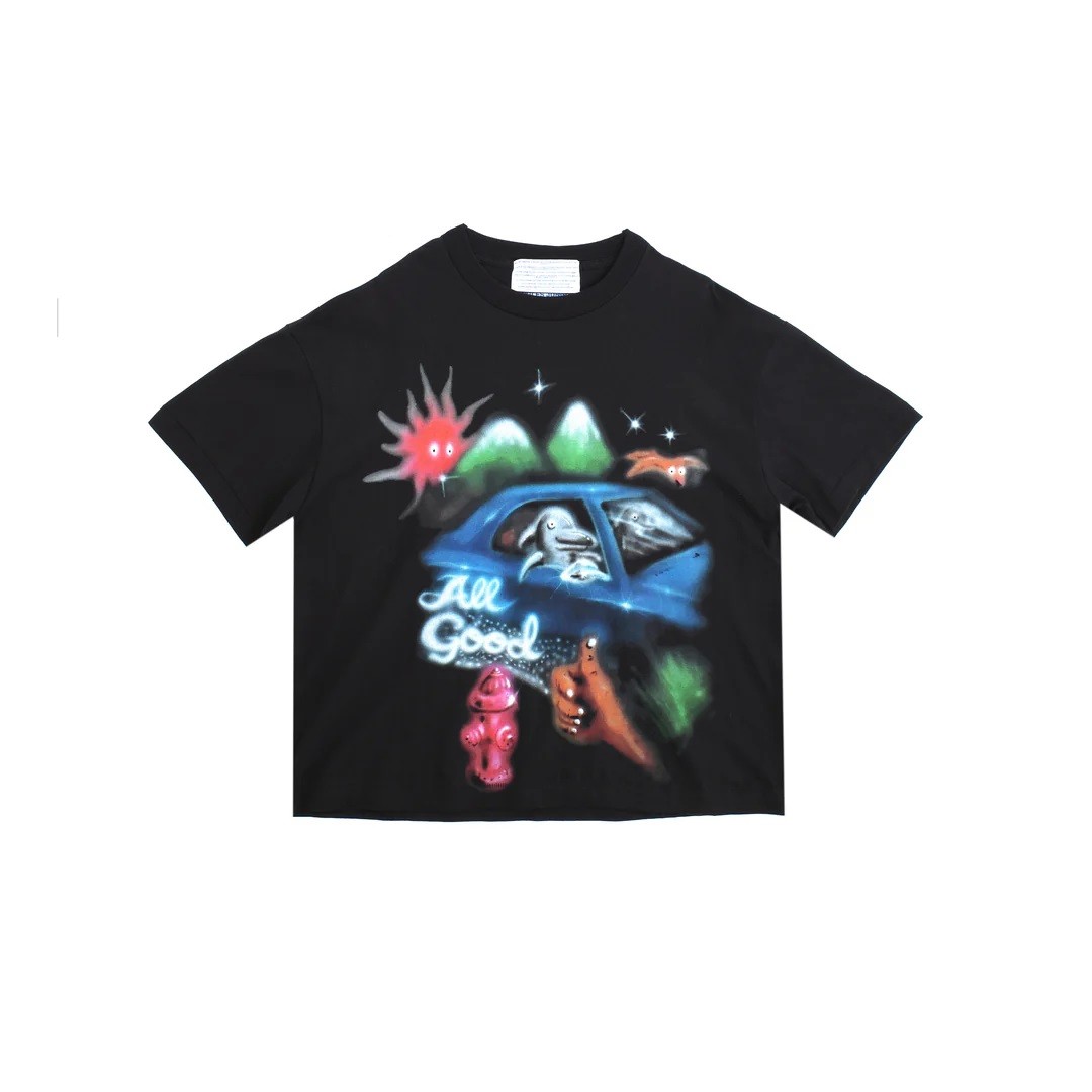 JUNGLES ALL GOOD AIRBRUSH TEE