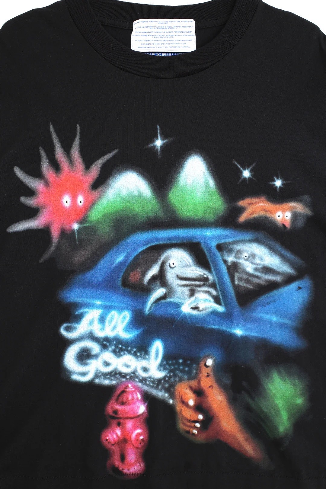 JUNGLES ALL GOOD AIRBRUSH TEE