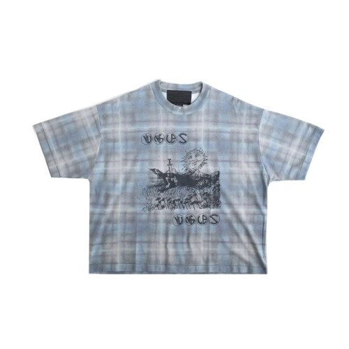 JUNGLES FIELD OF DAISIES PLAID TEE