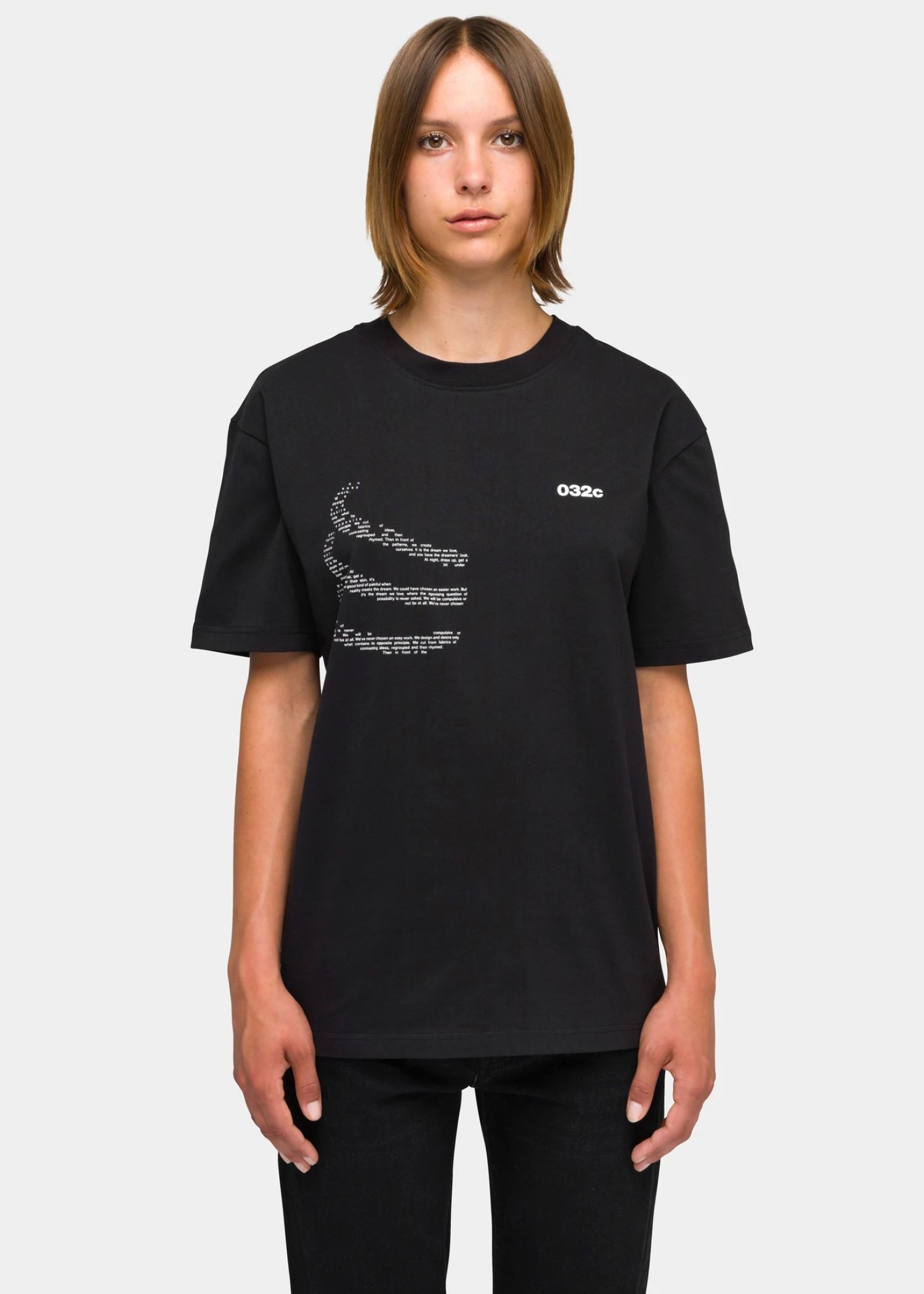 032c SKELETON POEM TEE