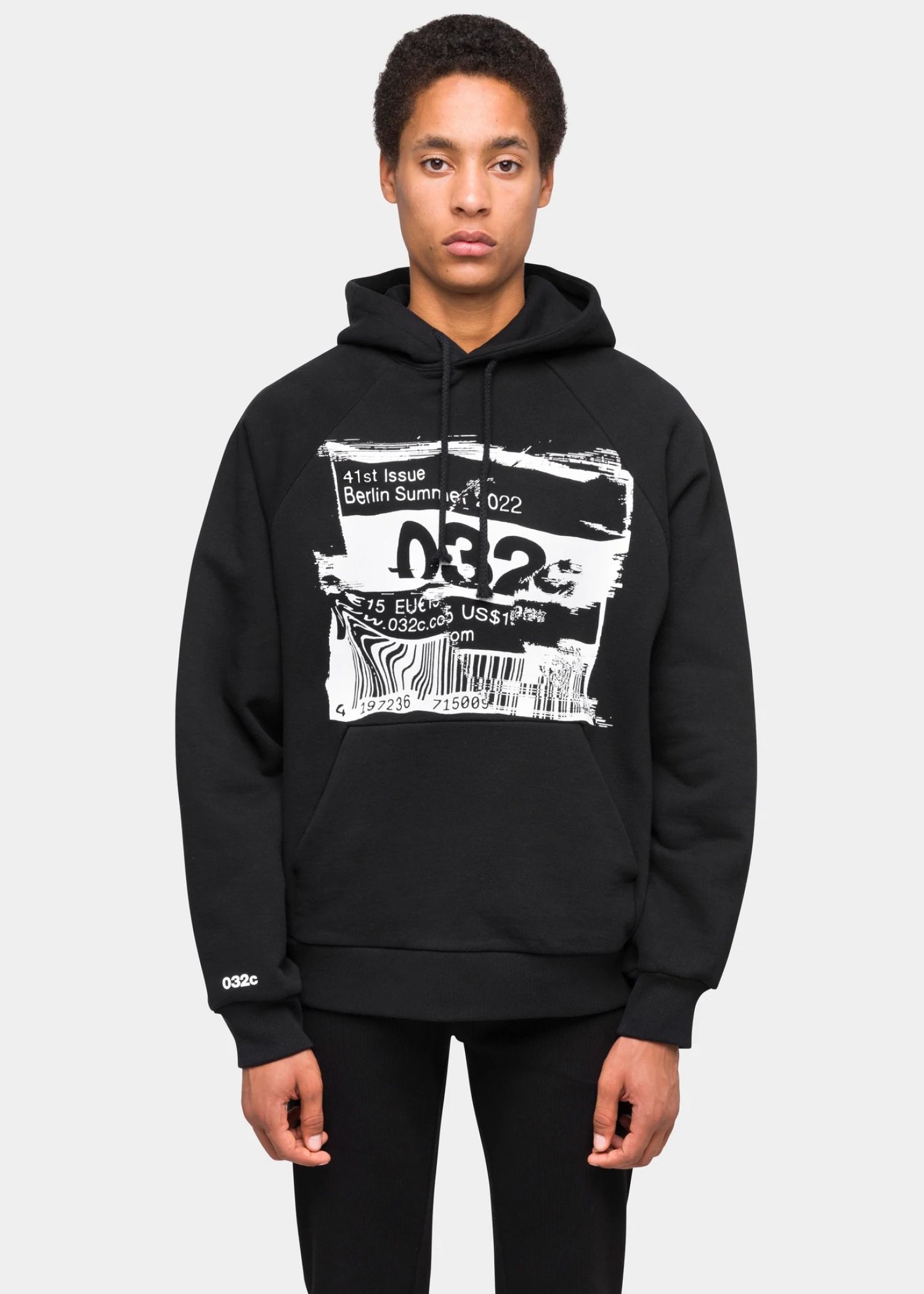 032c BARCODE HOODIE