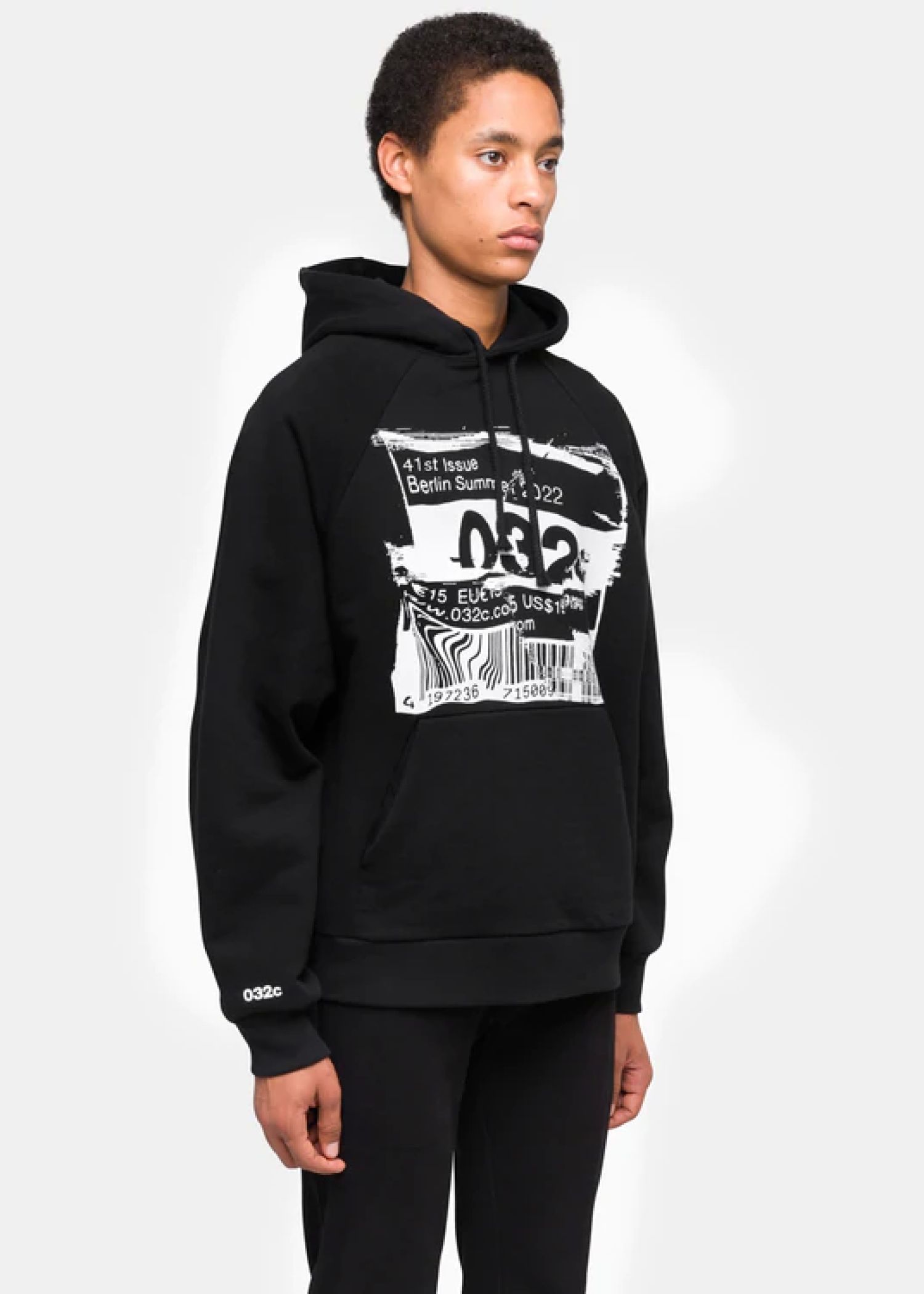 032c BARCODE HOODIE